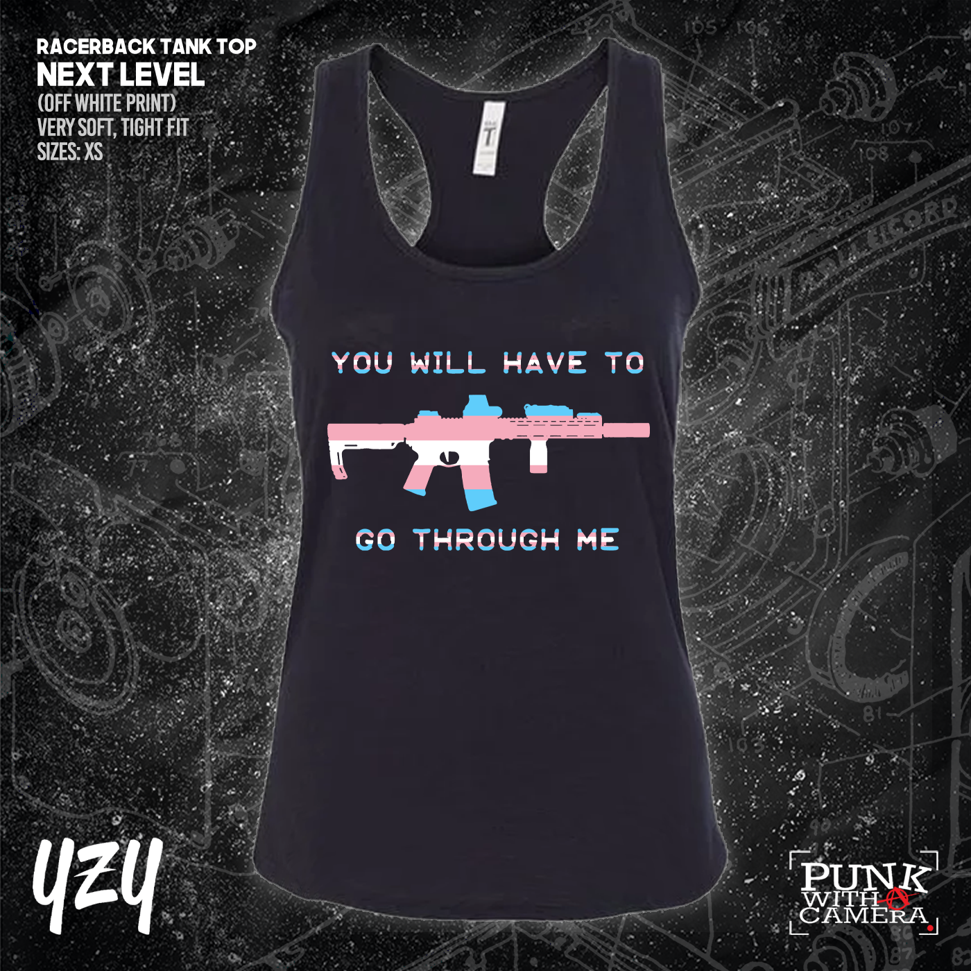 You Will Have to Go Through Me - YZY Prints