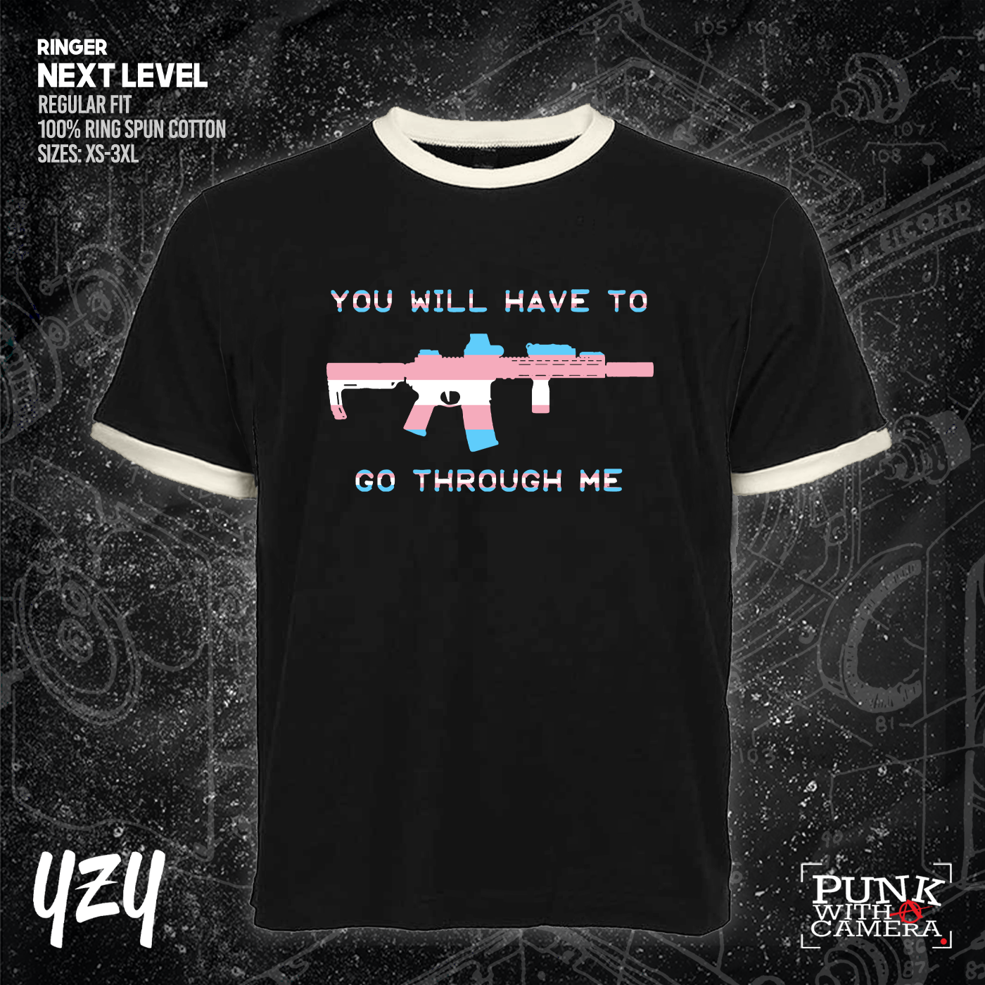 You Will Have to Go Through Me - YZY Prints
