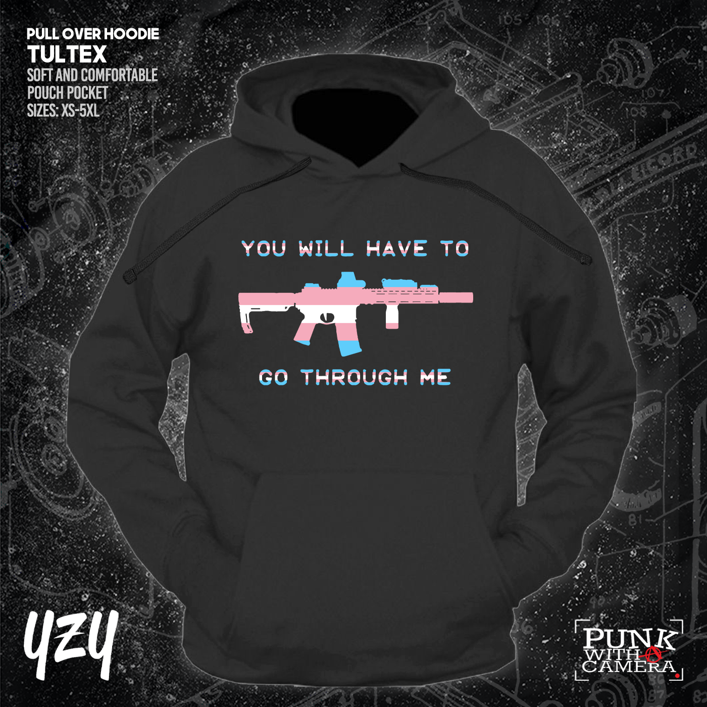 You Will Have to Go Through Me - YZY Prints
