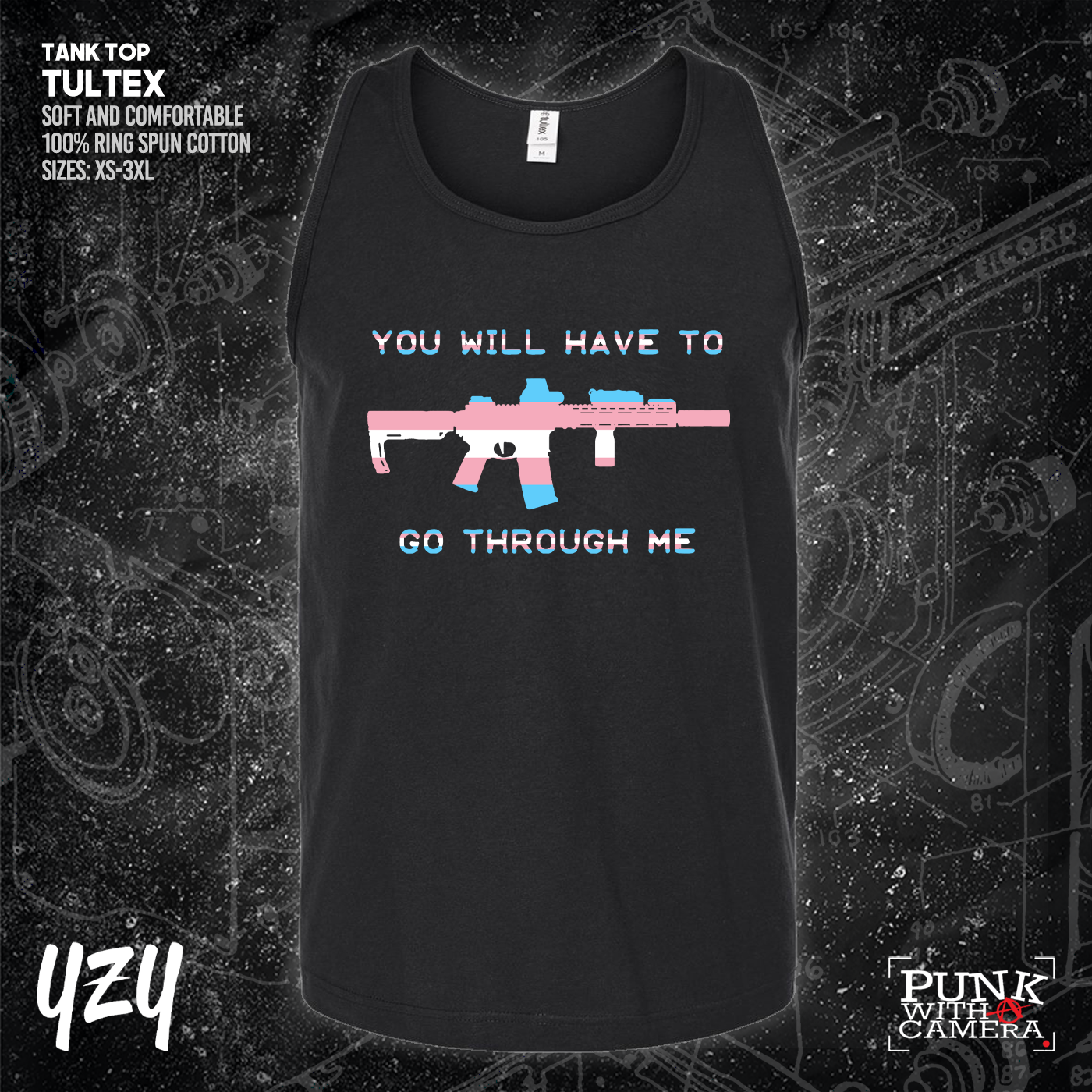You Will Have to Go Through Me - YZY Prints