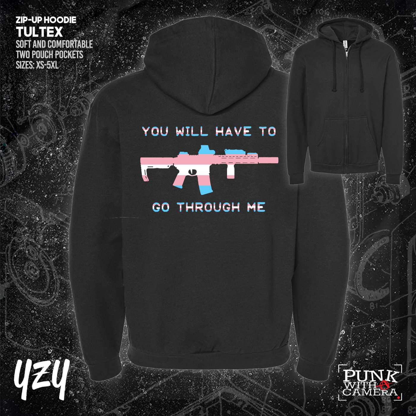 You Will Have to Go Through Me - YZY Prints
