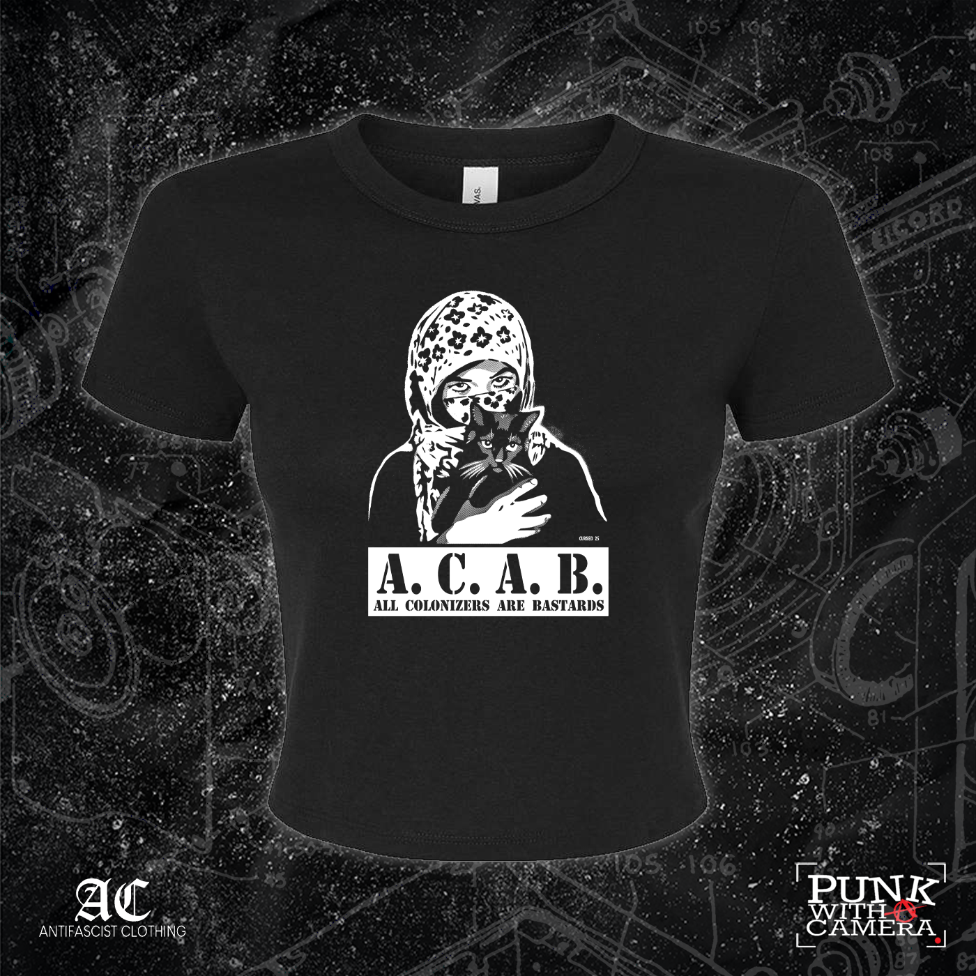 All Colonizers Are Bastards - 1 Color - Mutual Aid Design - 161.Clothing