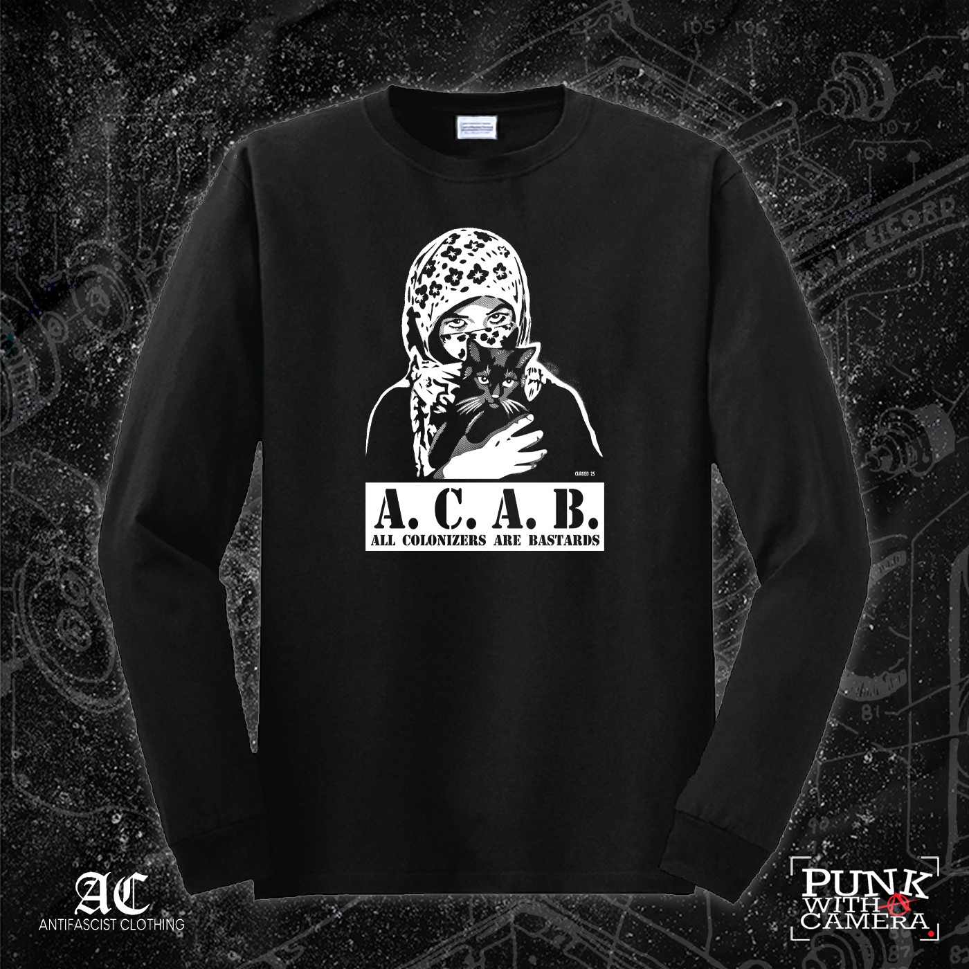 All Colonizers Are Bastards - 1 Color - Mutual Aid Design - 161.Clothing