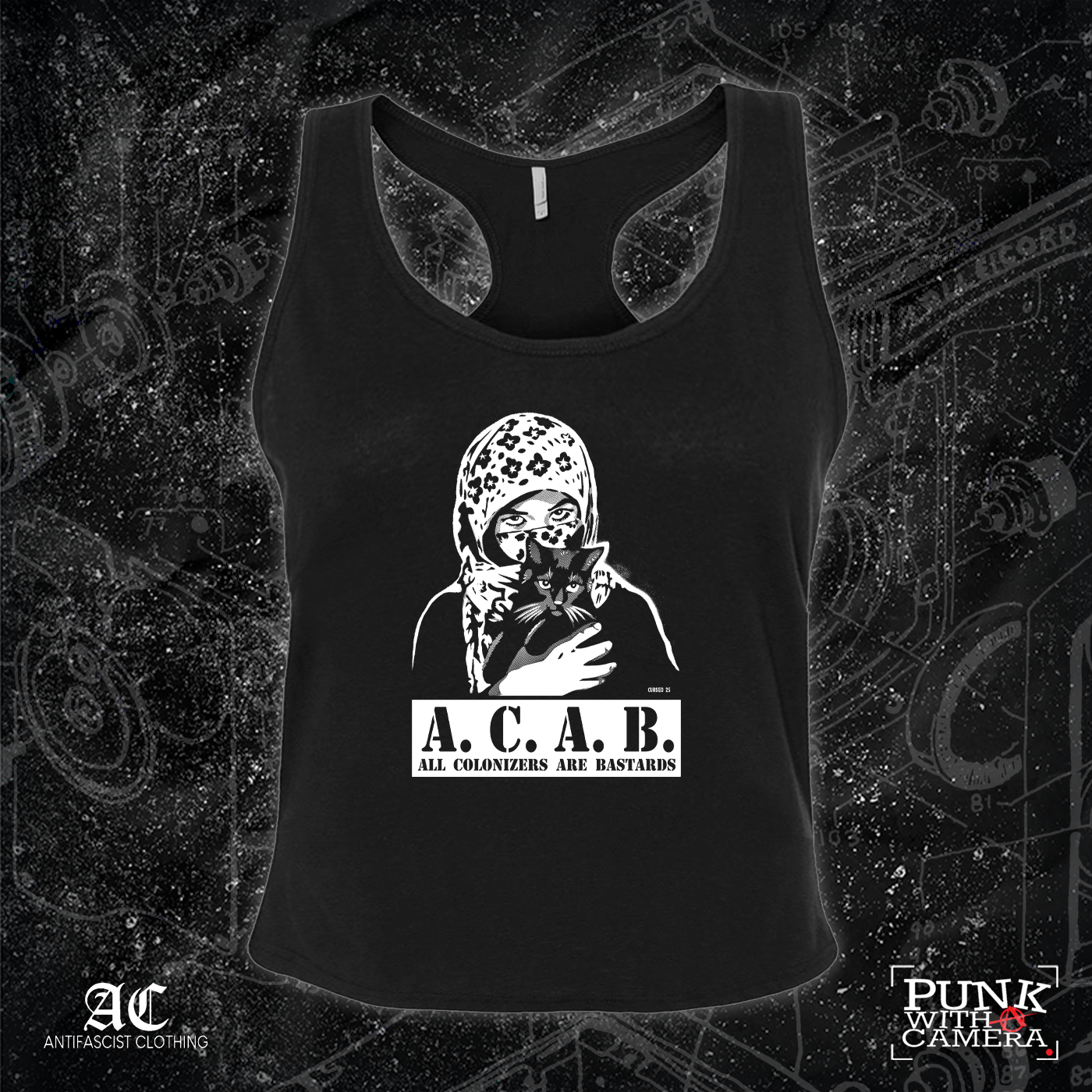 All Colonizers Are Bastards - 1 Color - Mutual Aid Design - 161.Clothing