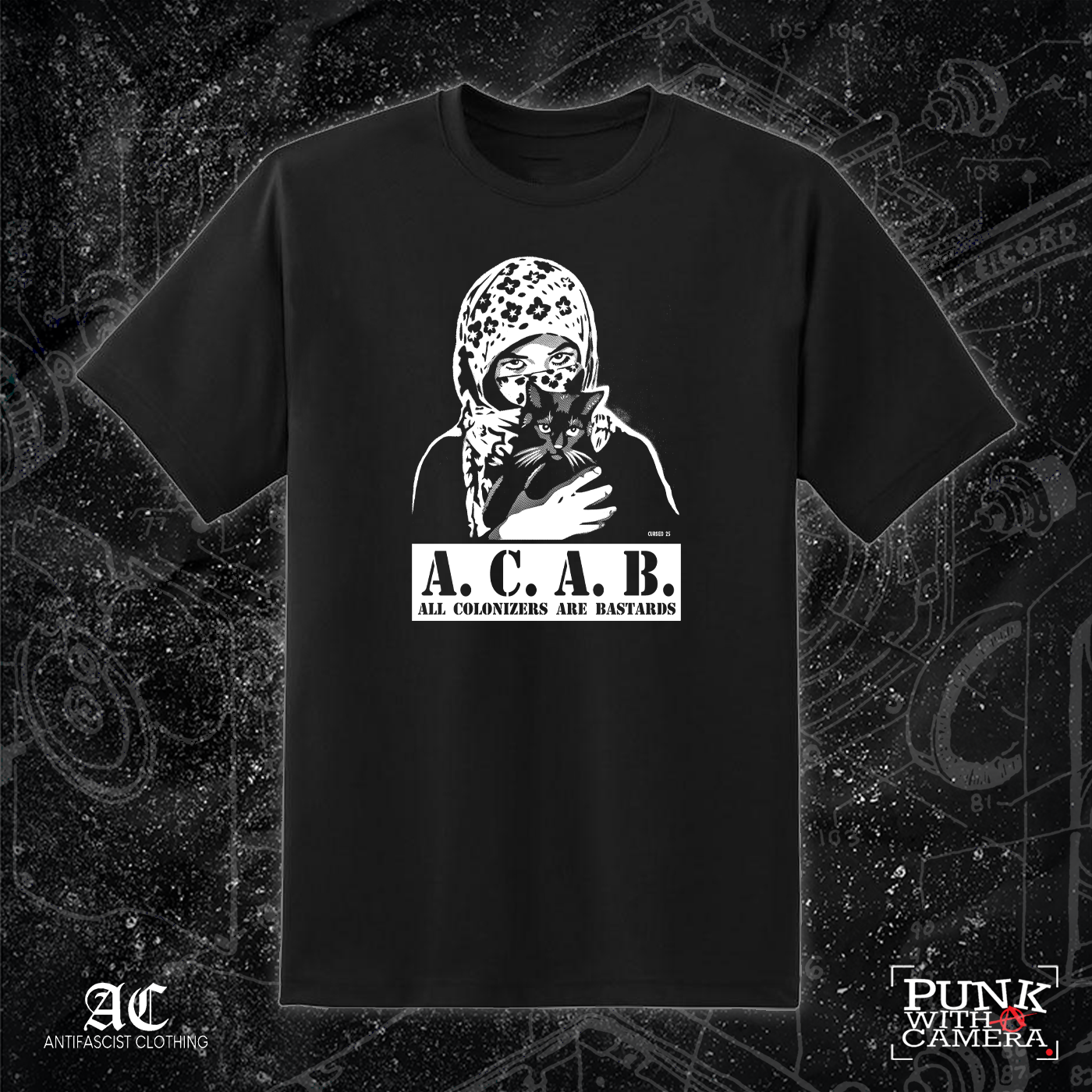 All Colonizers Are Bastards - 1 Color - Mutual Aid Design - 161.Clothing