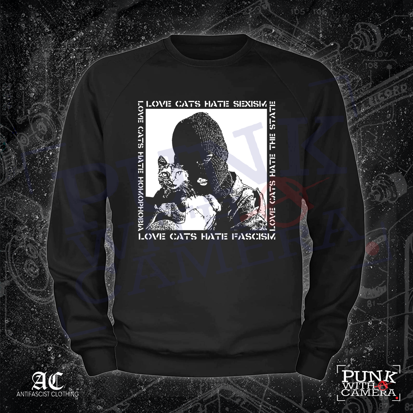 Love Cats Hate Fascism - 161.Clothing