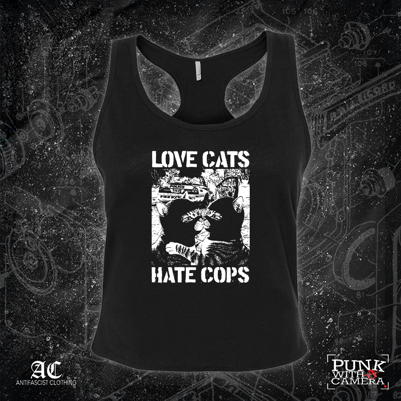 Love Cats Hate Cops - 161.Clothing