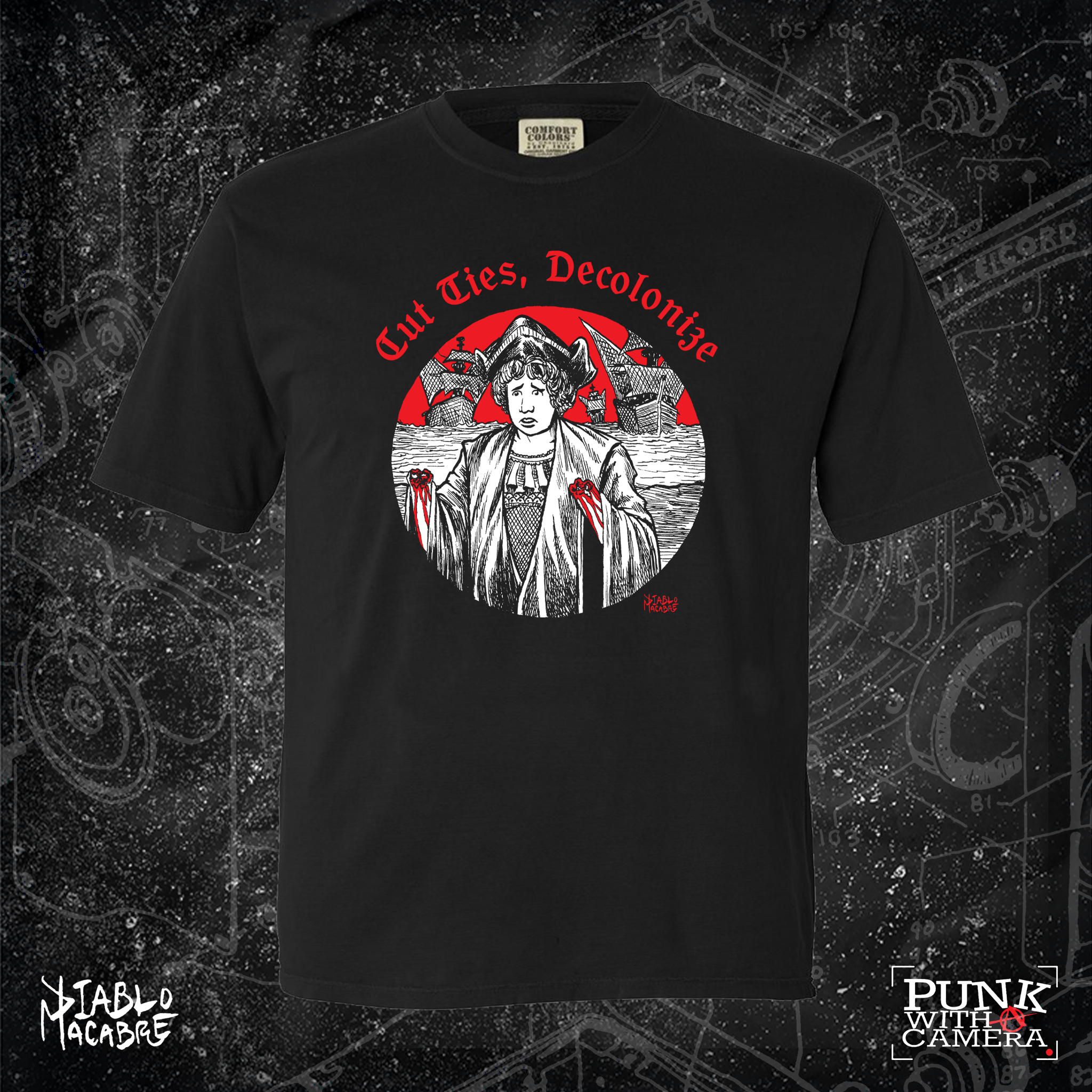 Cut Ties, Decolonize - Red Hands Variant - Diablo Macabre