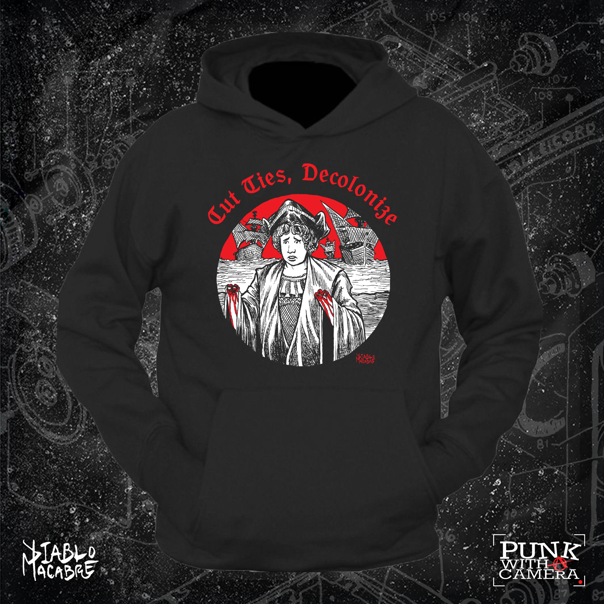 Cut Ties, Decolonize - Red Hands Variant - Diablo Macabre