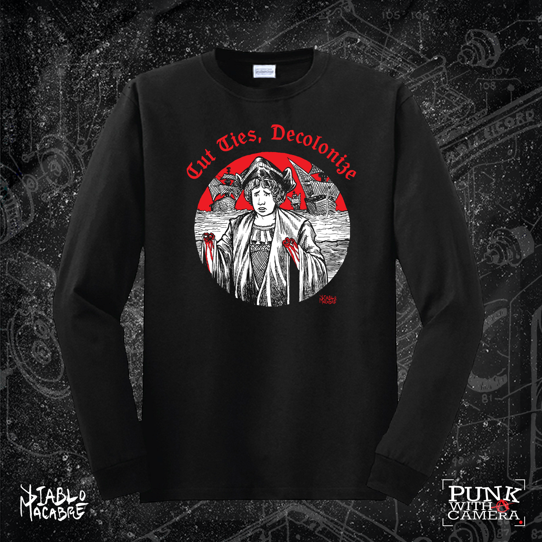 Cut Ties, Decolonize - Red Hands Variant - Diablo Macabre