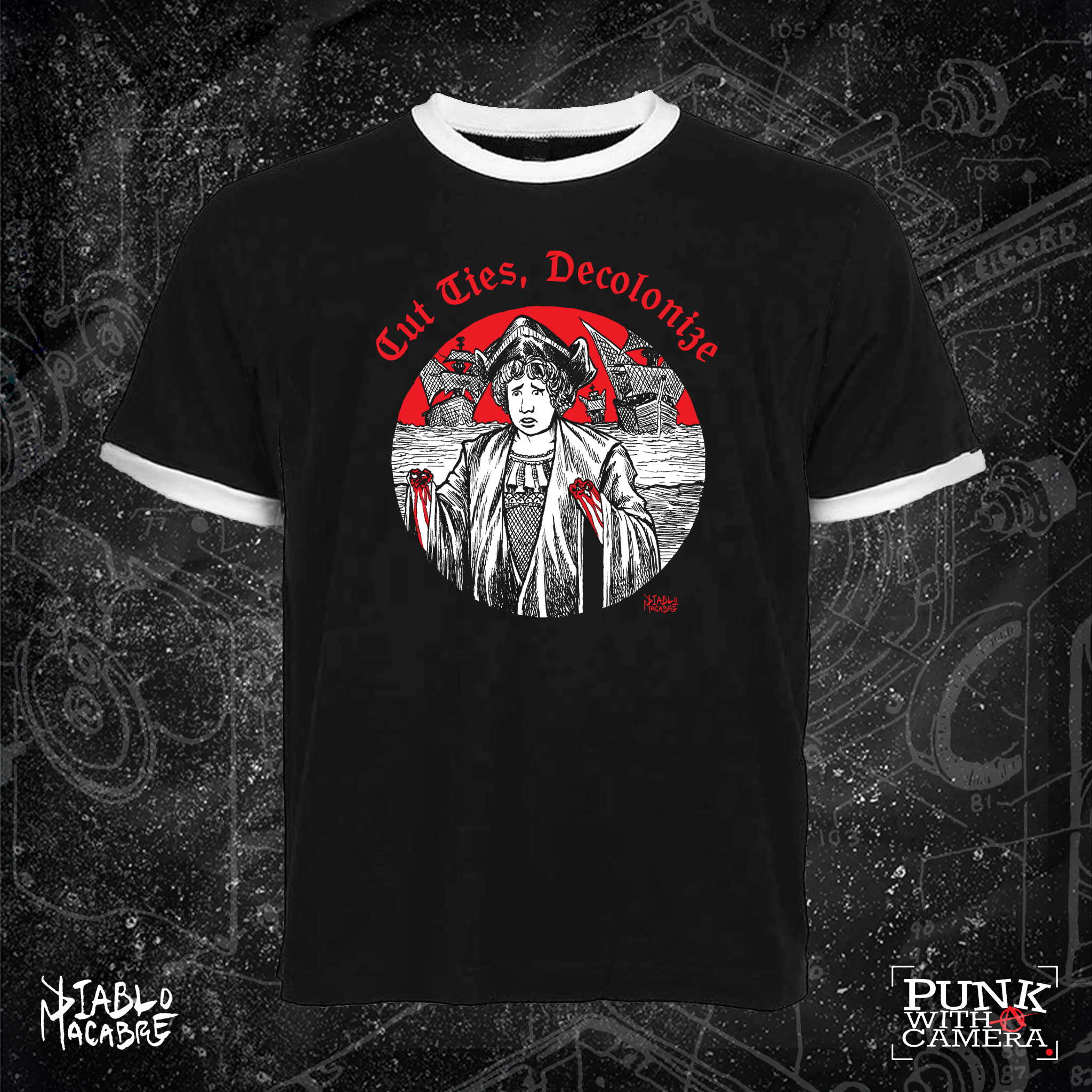 Cut Ties, Decolonize - Red Hands Variant - Diablo Macabre