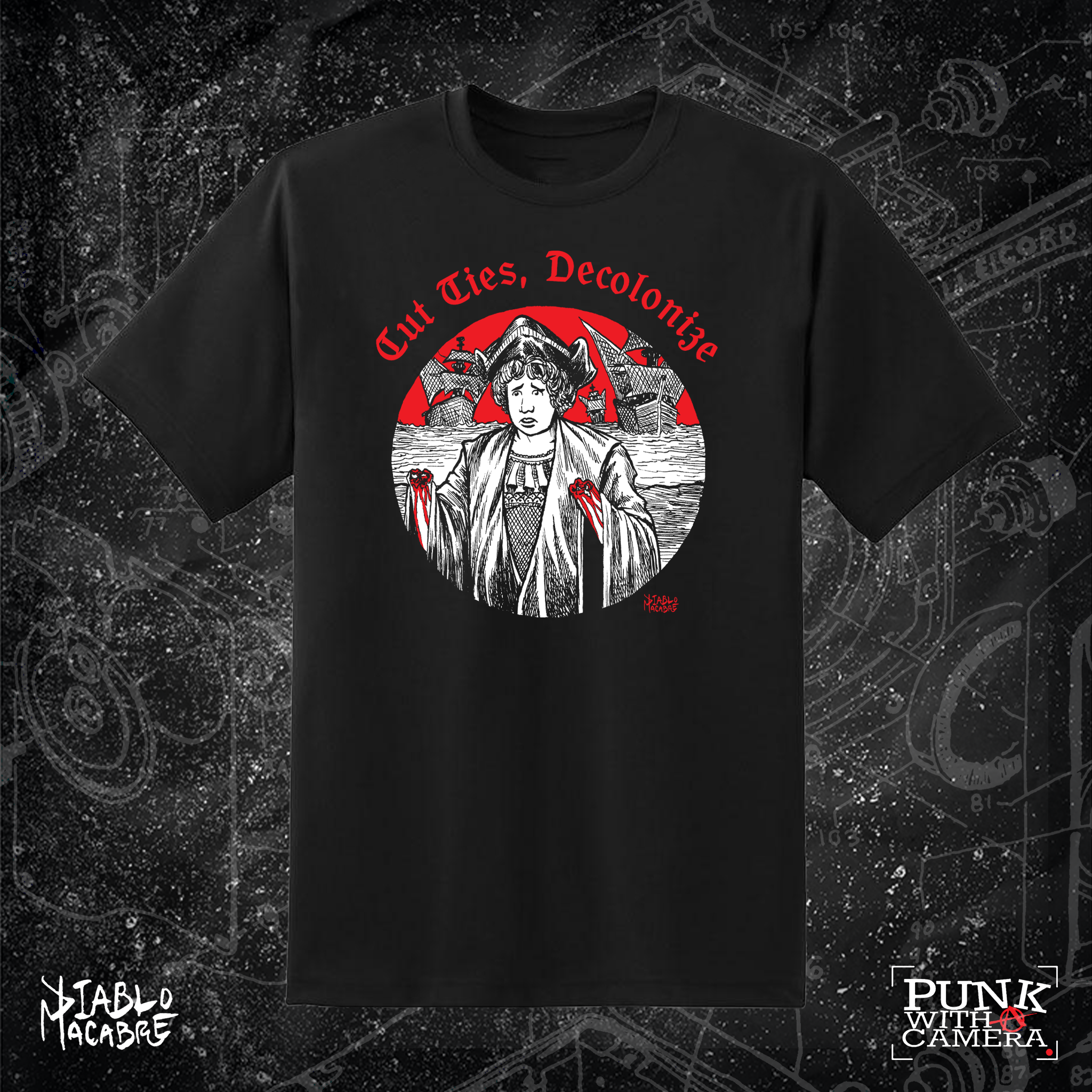 Cut Ties, Decolonize - Red Hands Variant - Diablo Macabre