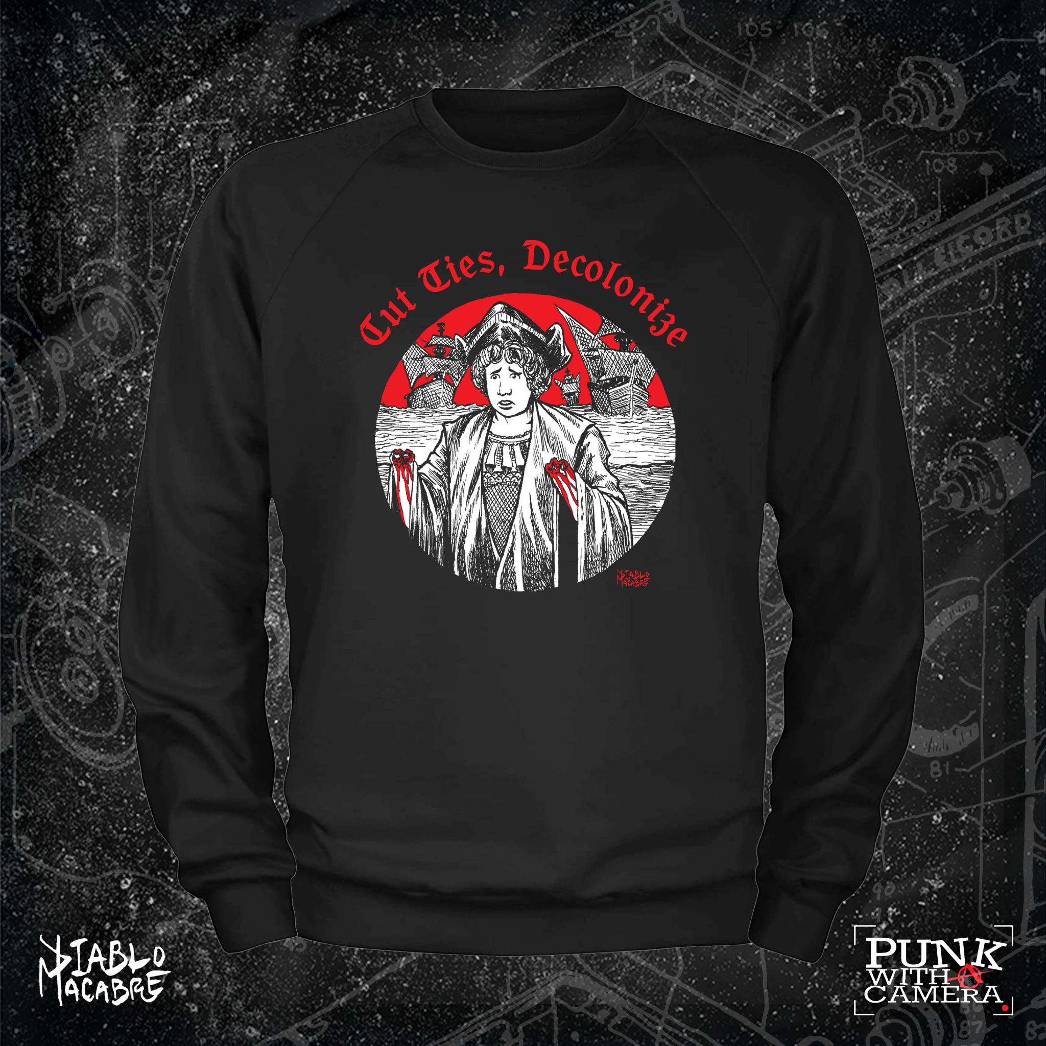 Cut Ties, Decolonize - Red Hands Variant - Diablo Macabre