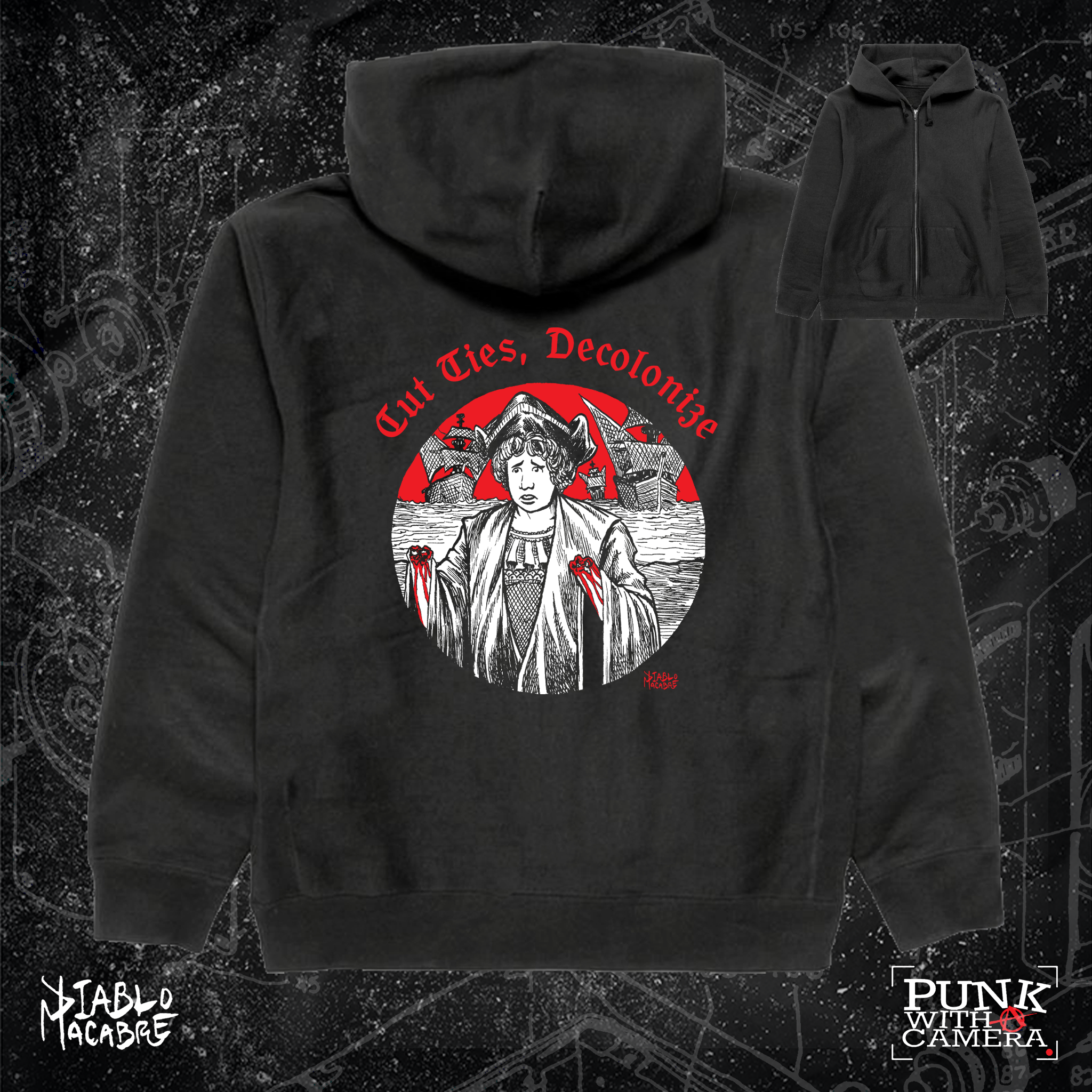 Cut Ties, Decolonize - Red Hands Variant - Diablo Macabre