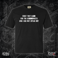 First They Came For The Communists And I Did Not Speak Out - Diablo Macabre