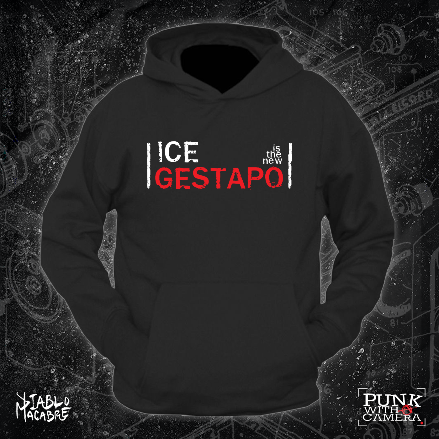 Ice Is The New Gestapo - Two Color Version - Diablo Macabre