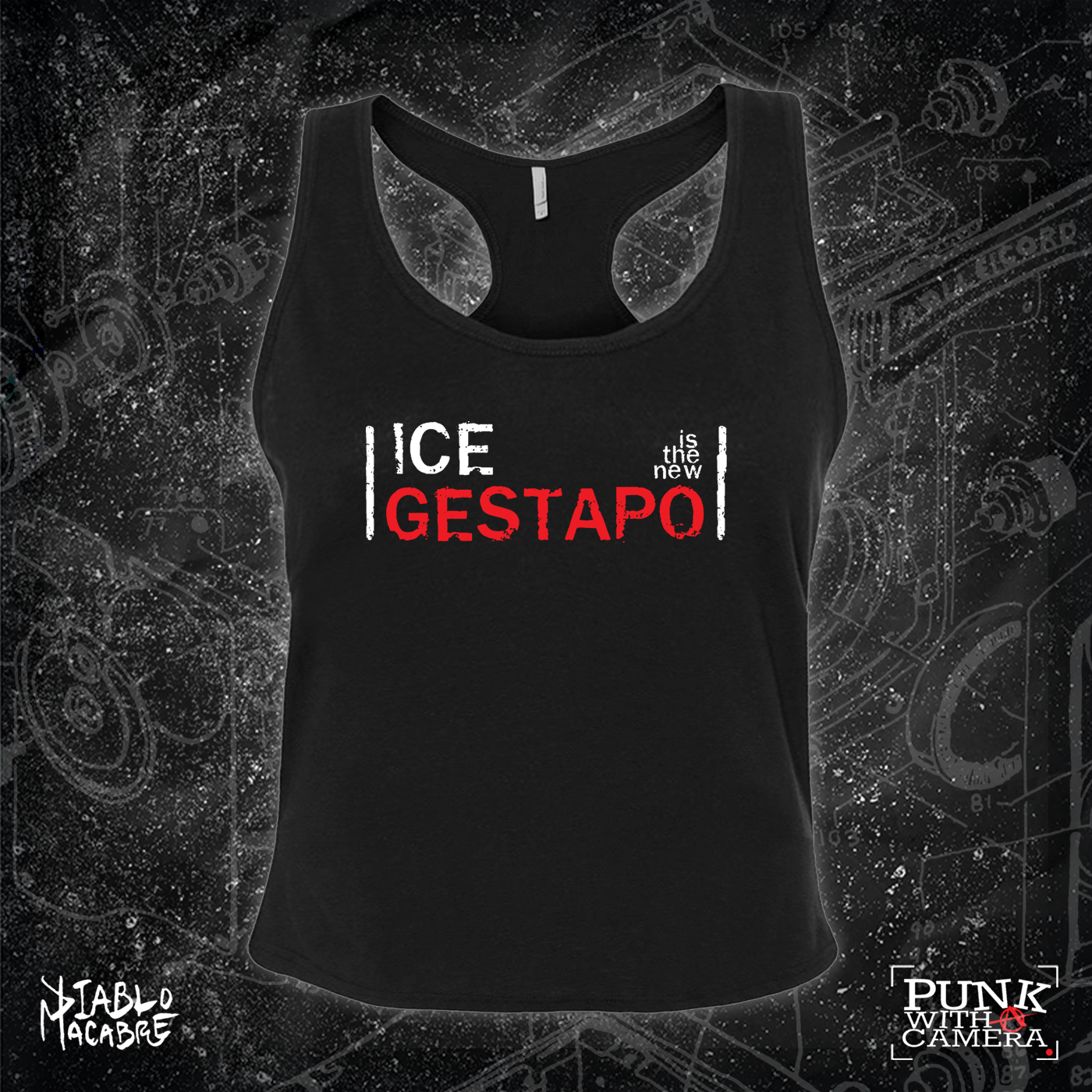 Ice Is The New Gestapo - Two Color Version - Diablo Macabre