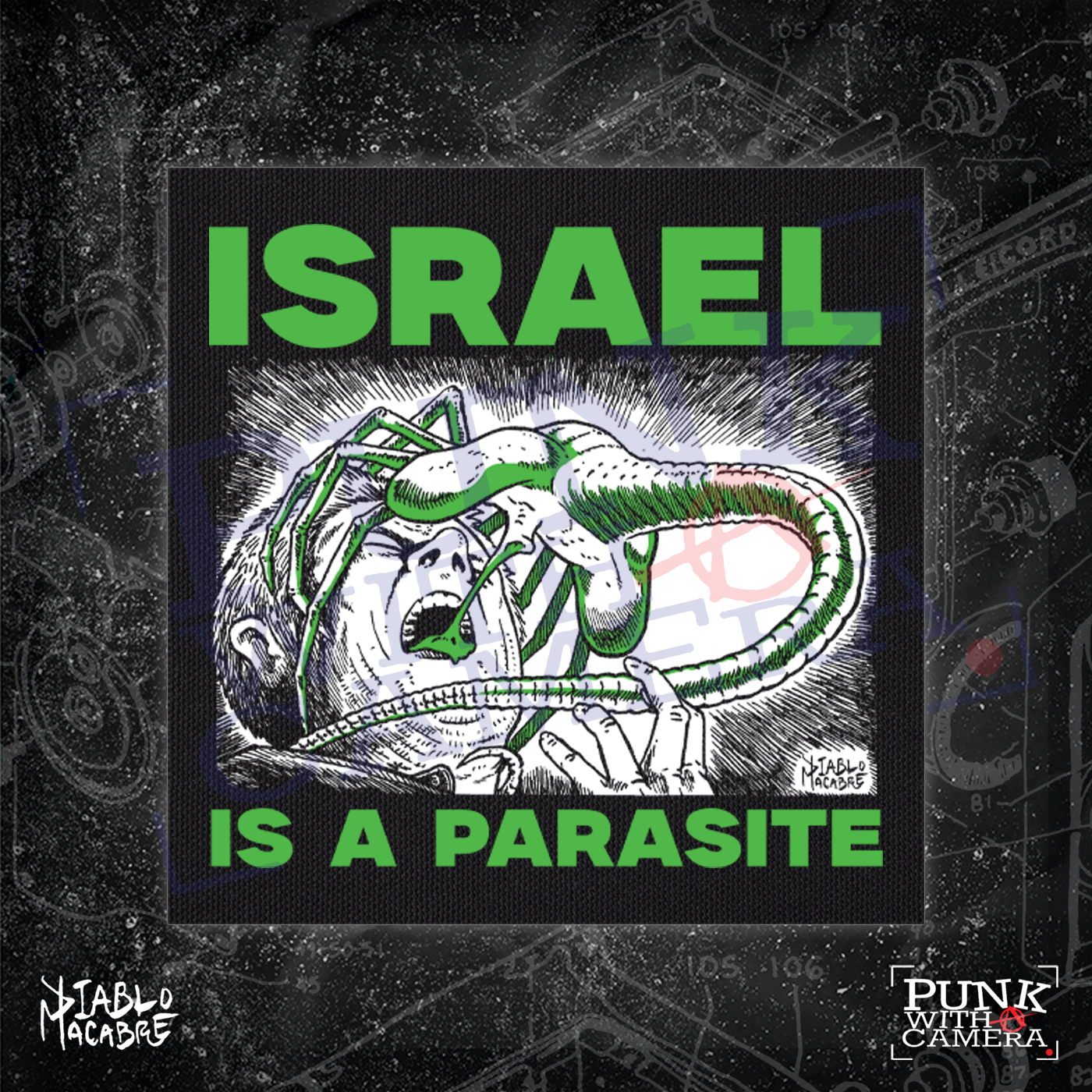 Israel Is A Parasite - Sticker (3X3)