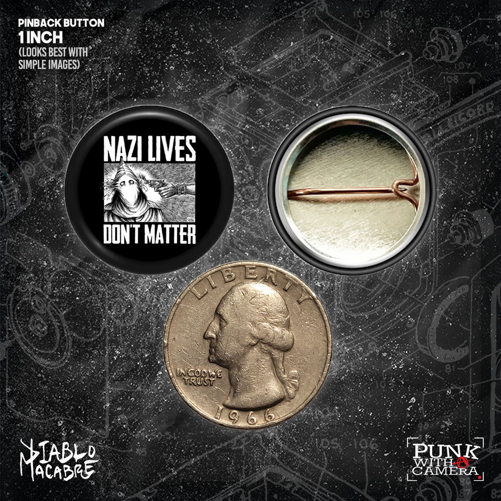 Nazi Lives Don't Matter - Gun - Buttons (1, 1.25 1.5, & 2.25 Inch)
