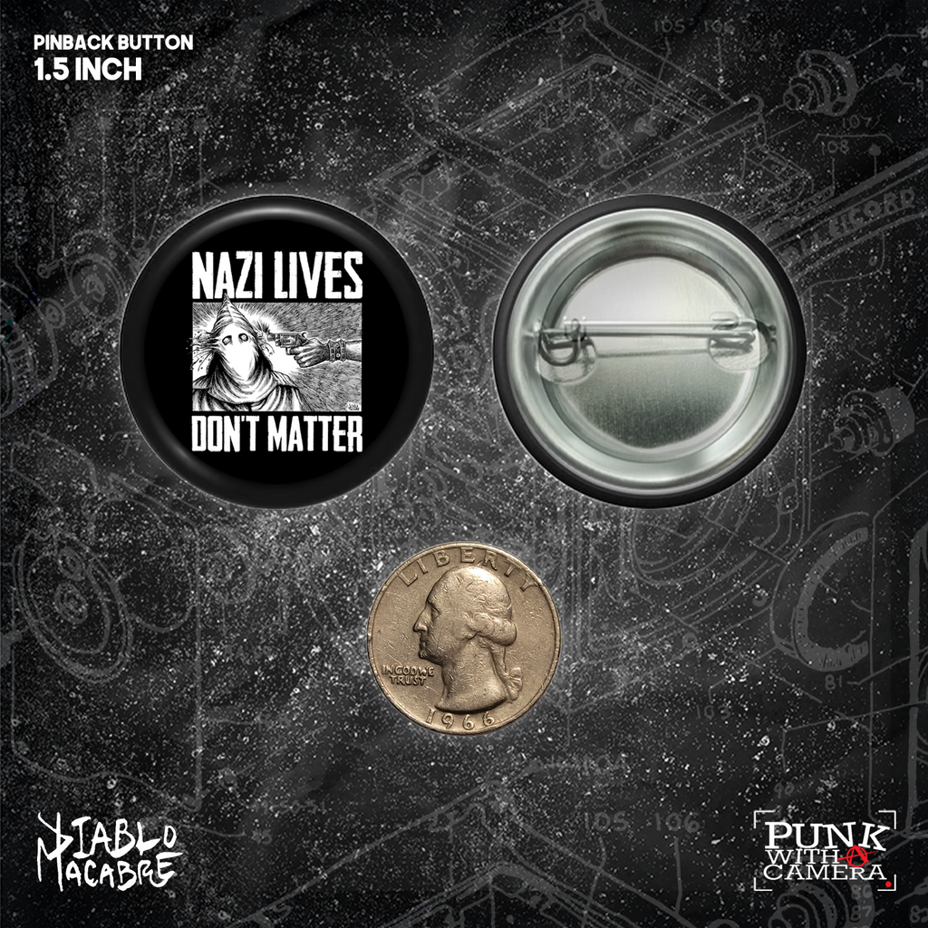 Nazi Lives Don't Matter - Gun - Buttons (1, 1.25 1.5, & 2.25 Inch)