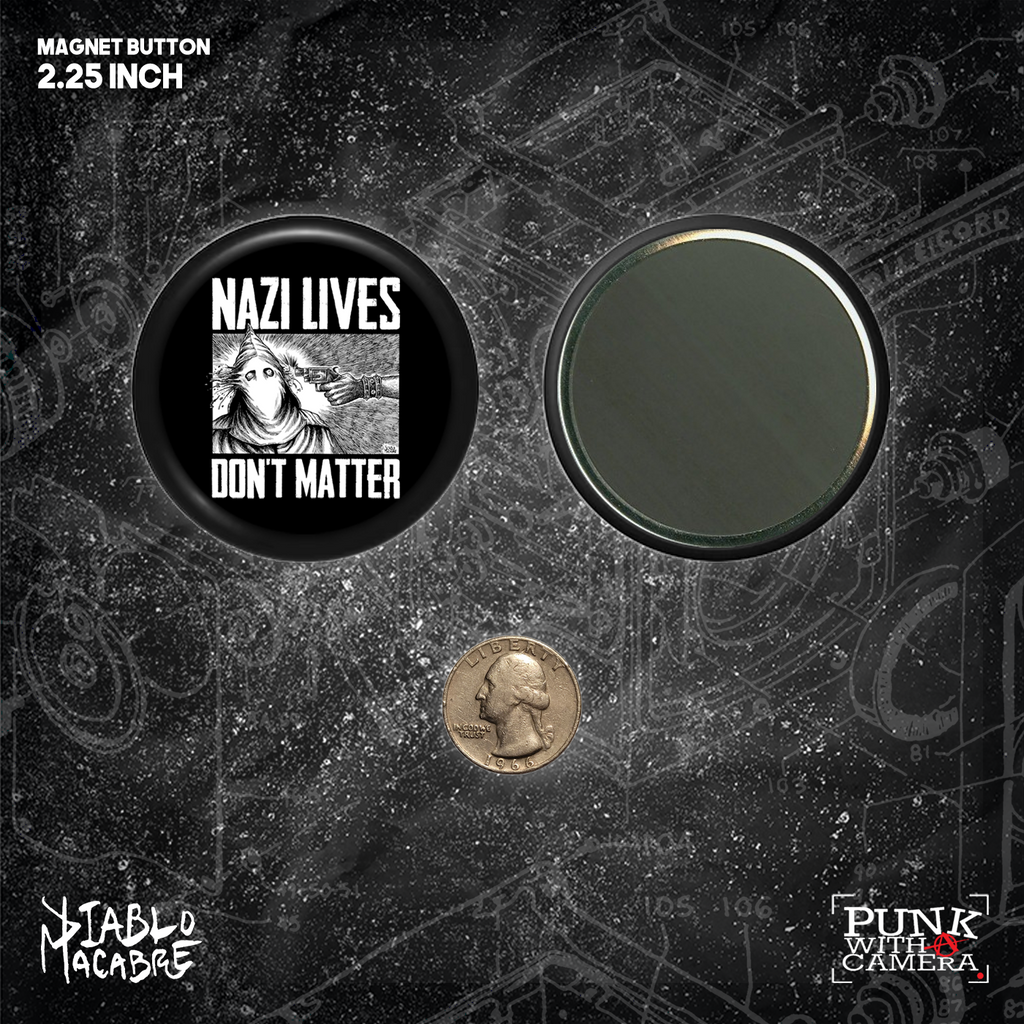 Nazi Lives Don't Matter - Gun - Buttons (1, 1.25 1.5, & 2.25 Inch)