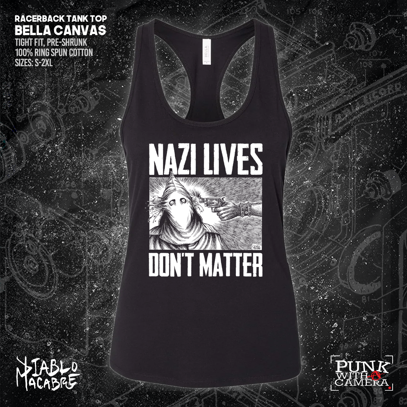 Nazi Lives Don't Matter - Gun - Diablo Macabre