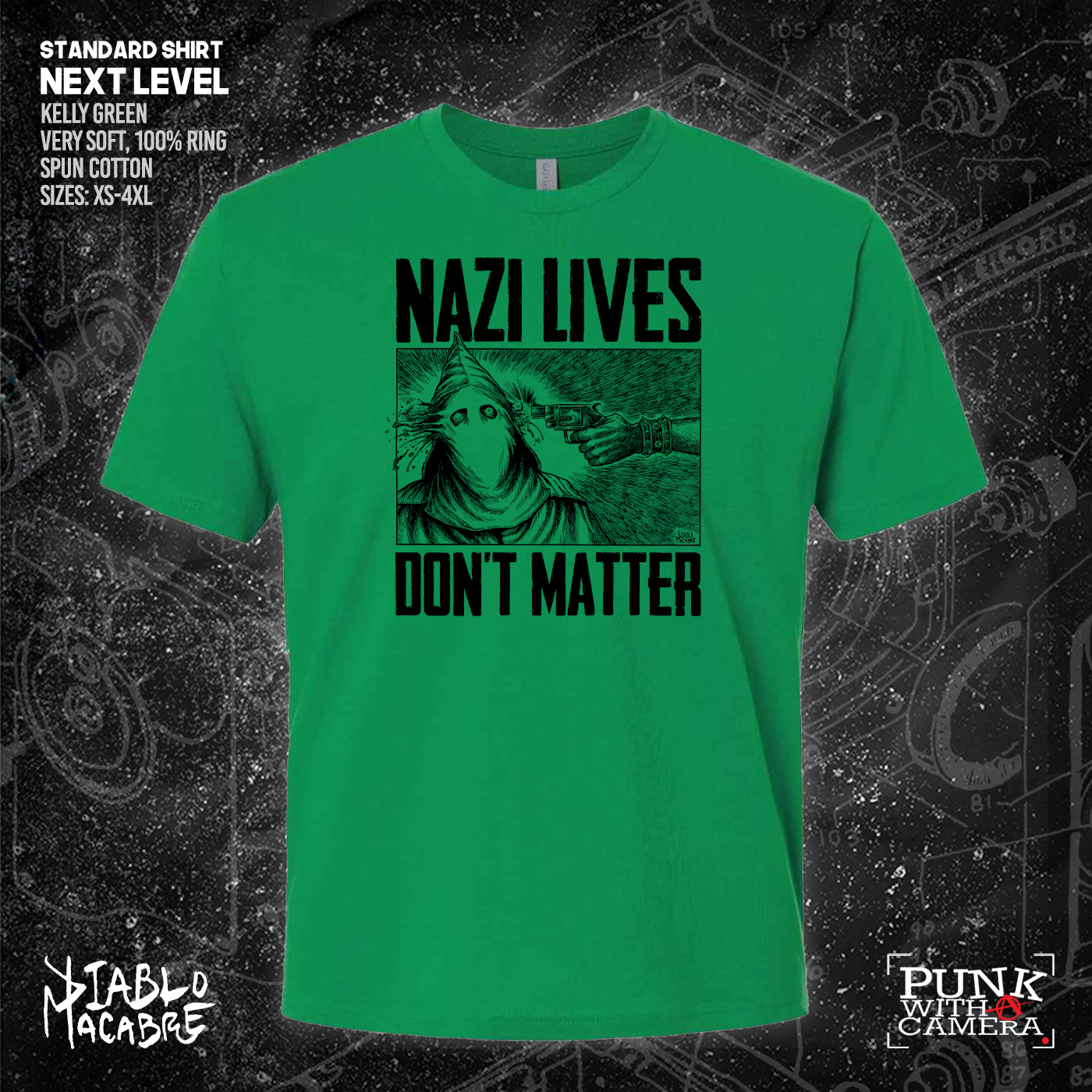 Nazi Lives Don't Matter - Gun - Diablo Macabre