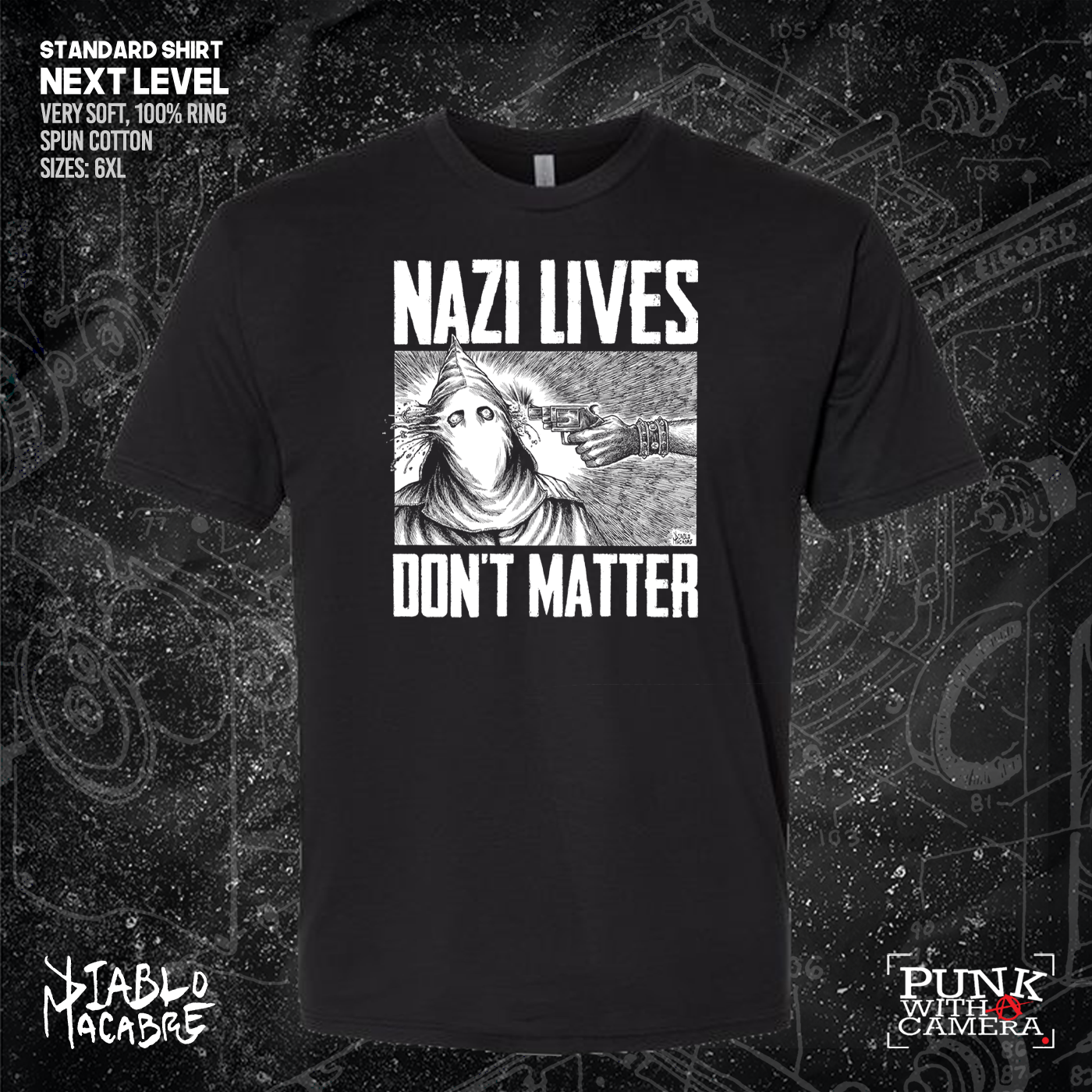 Nazi Lives Don't Matter - Gun - Diablo Macabre