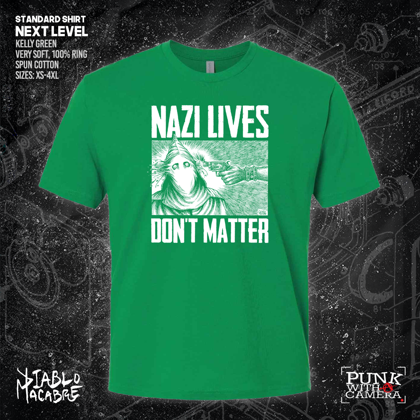 Nazi Lives Don't Matter - Gun - Diablo Macabre