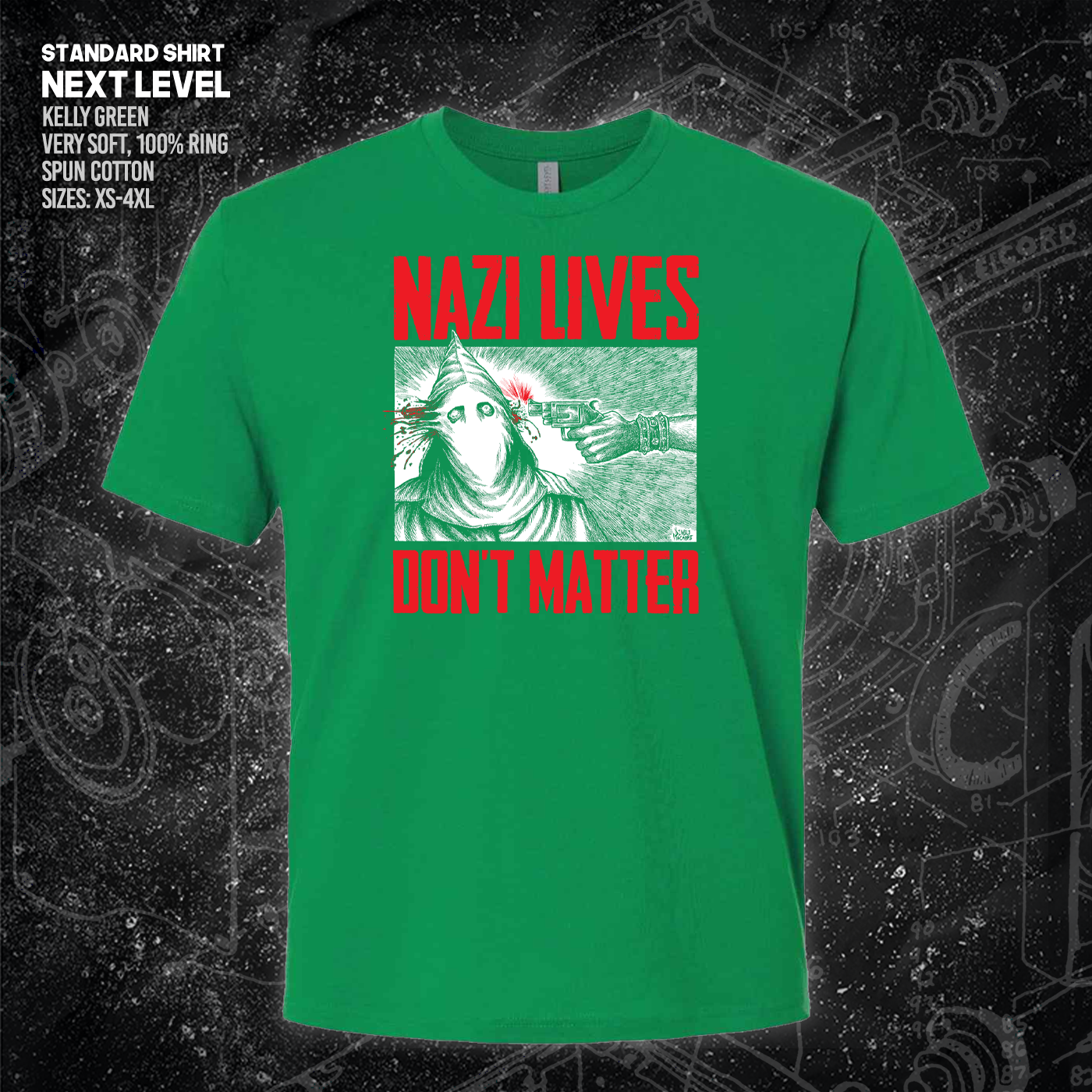 Nazi Lives Don't Matter - Gun - Diablo Macabre