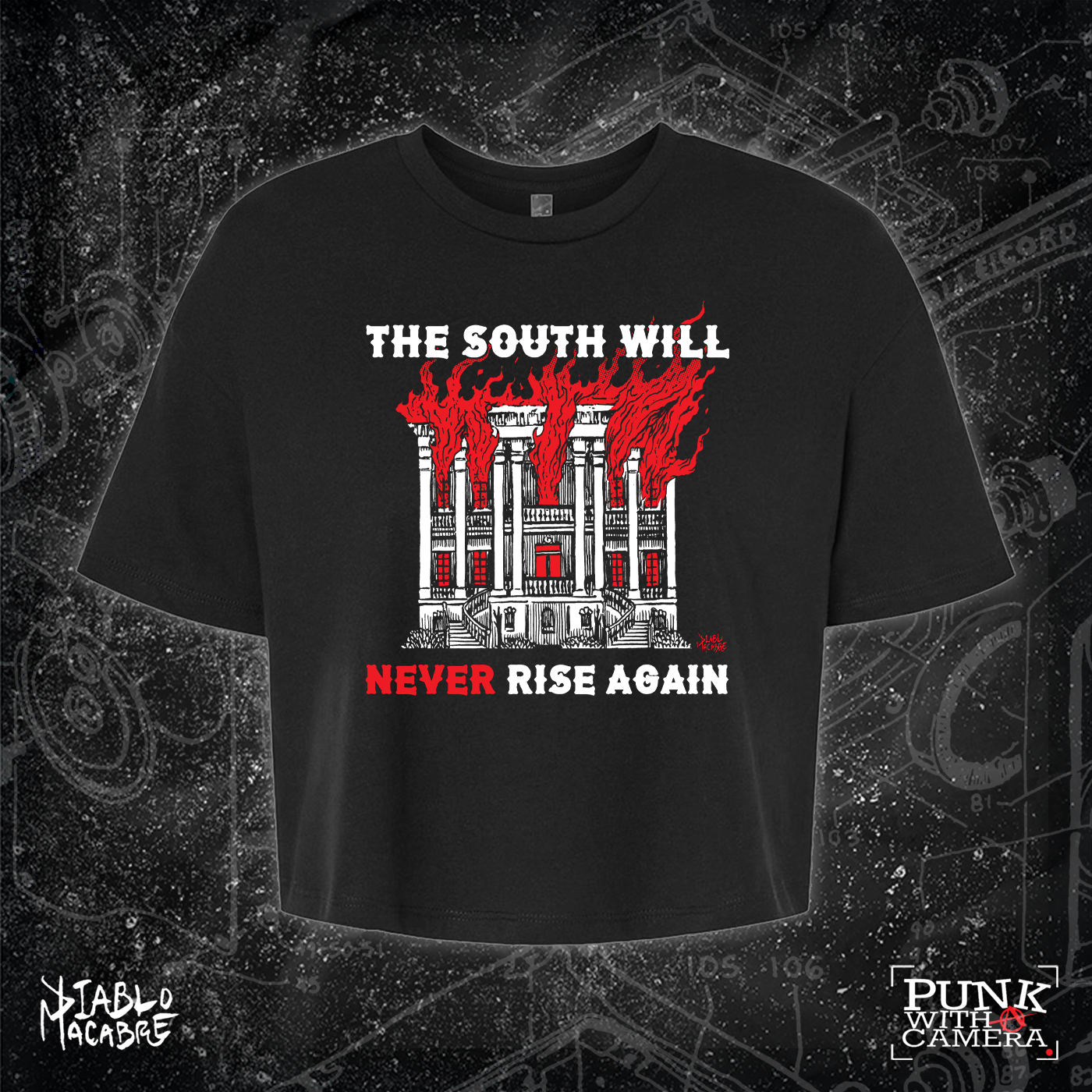 The South Will Never Rise Again - Two Color Version - Diablo Macabre