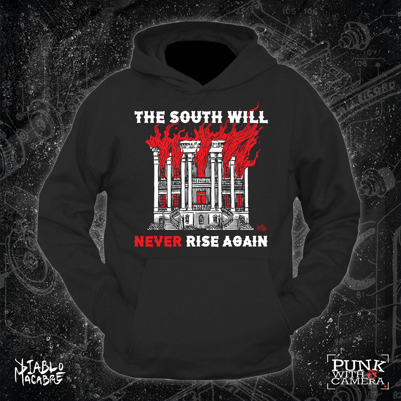 The South Will Never Rise Again - Two Color Version - Diablo Macabre