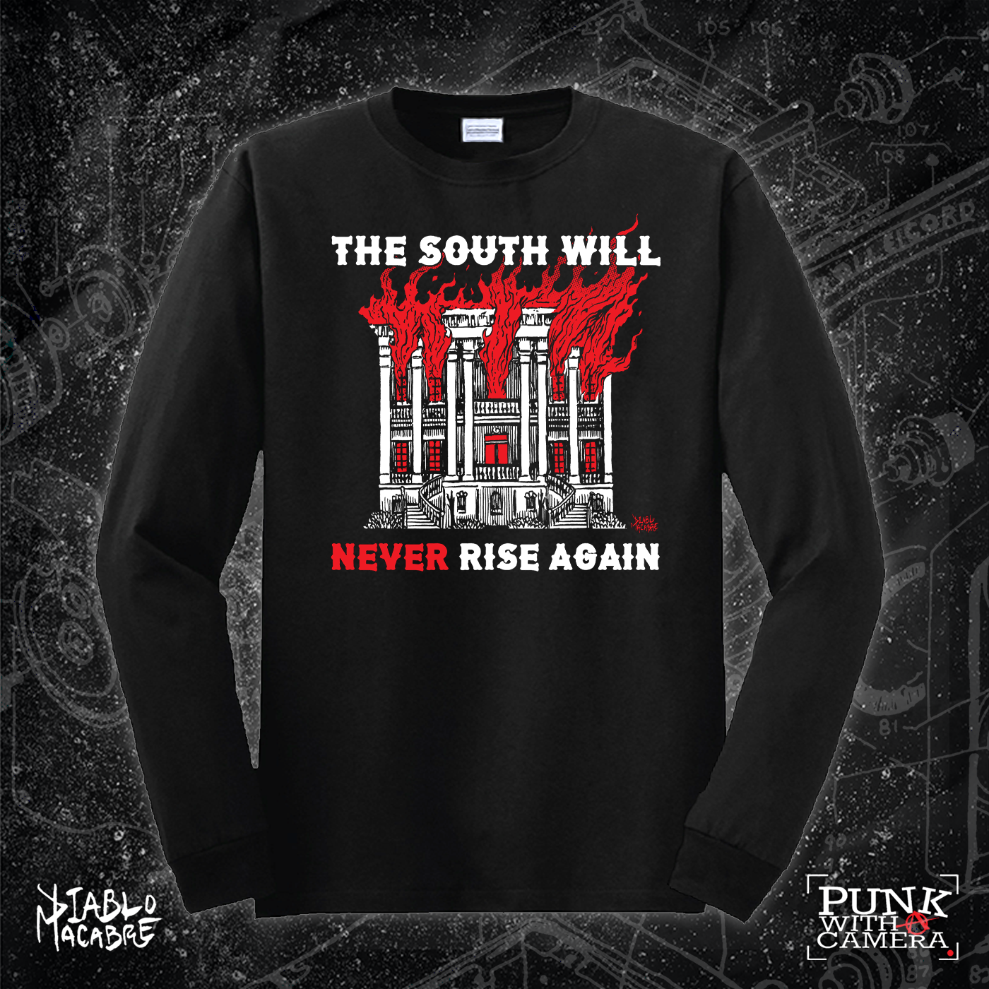The South Will Never Rise Again - Two Color Version - Diablo Macabre