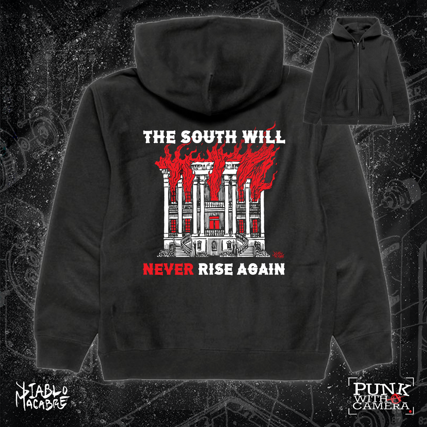 The South Will Never Rise Again - Two Color Version - Diablo Macabre