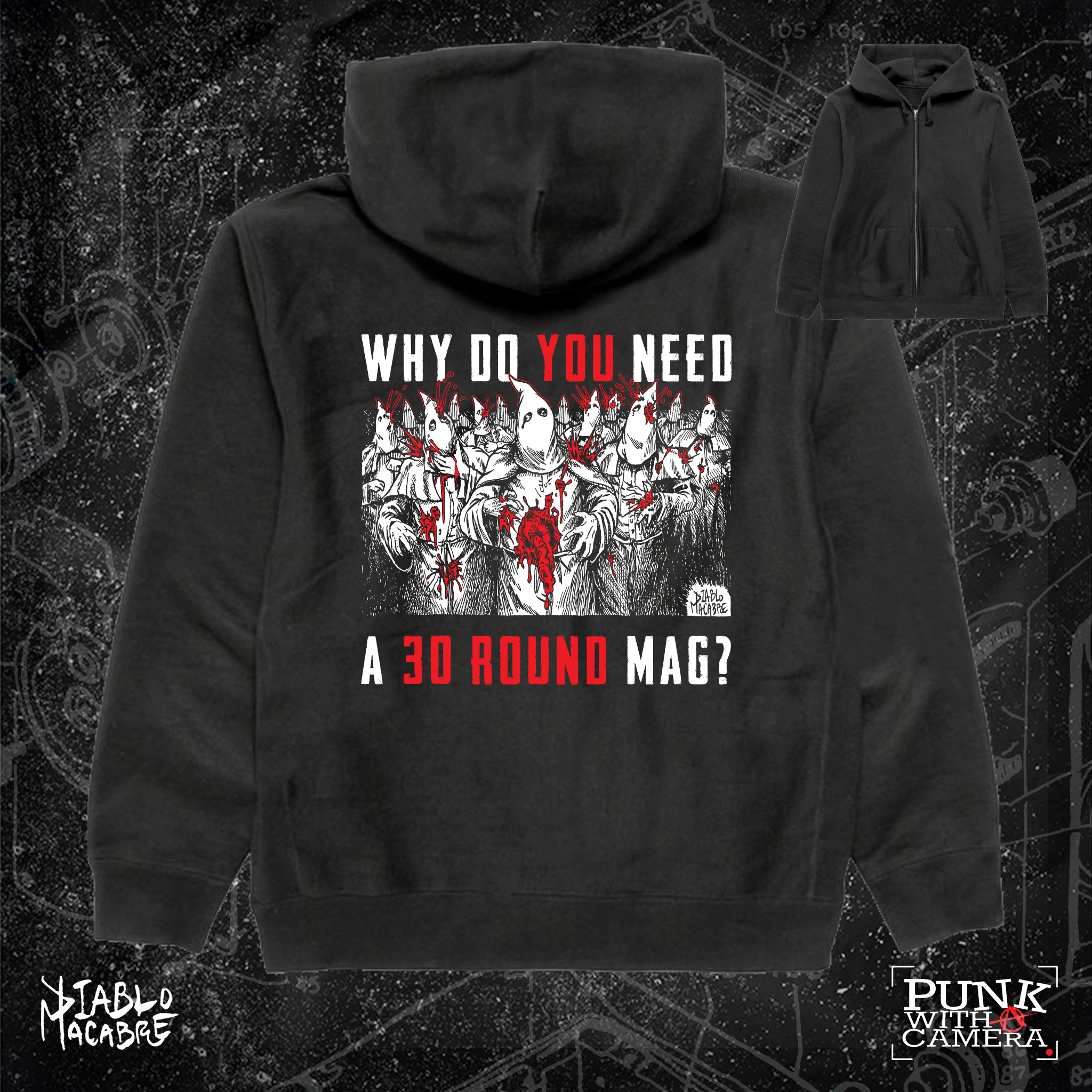 Why Do You Need A 30 Round Mag? - Two Color Version - Diablo Macabre