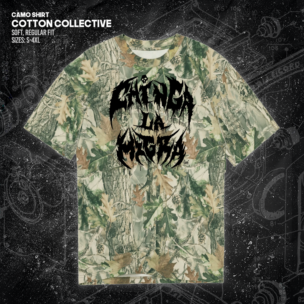 Chinga La Migra - Metal Font - Era Ov Failure - Mutual Aid Design