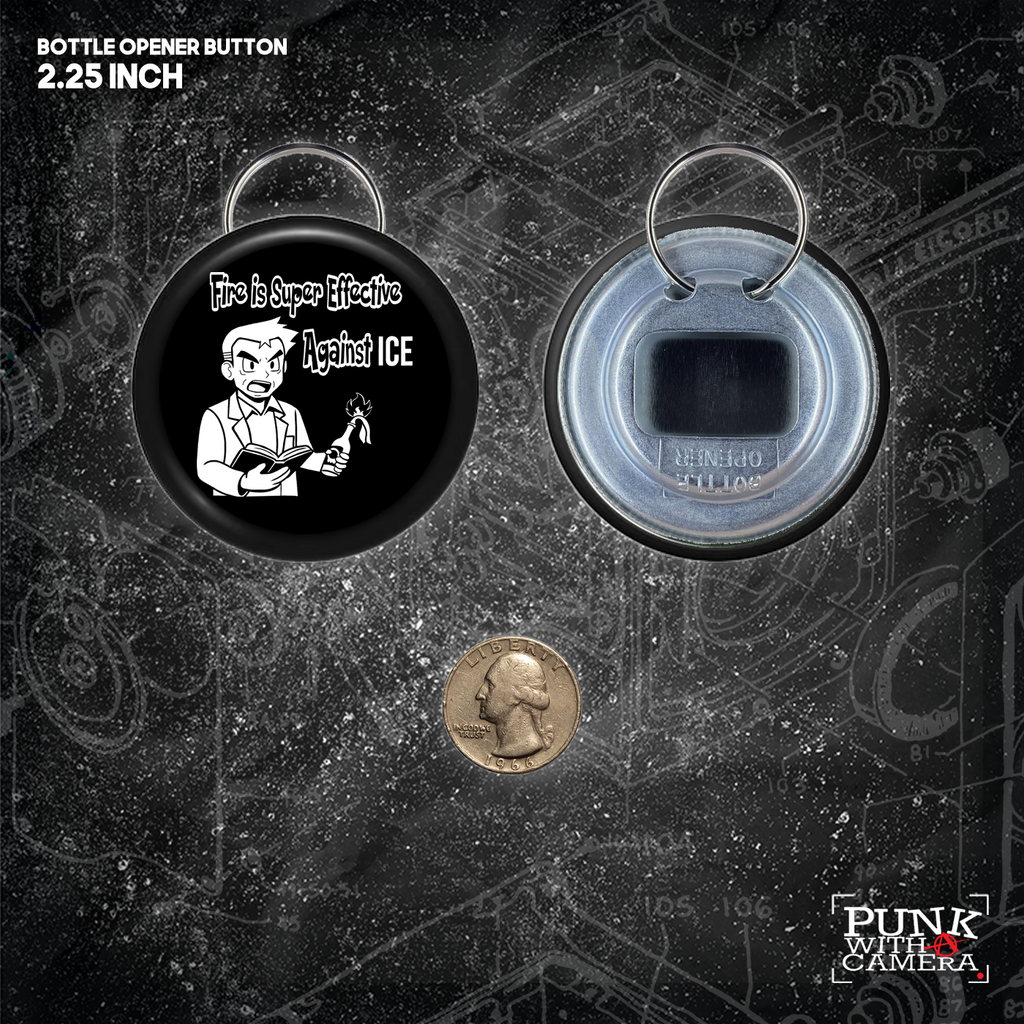 Fire Is Super Effective Against Ice  - Buttons (1, 1.25 1.5, & 2.25 Inch)