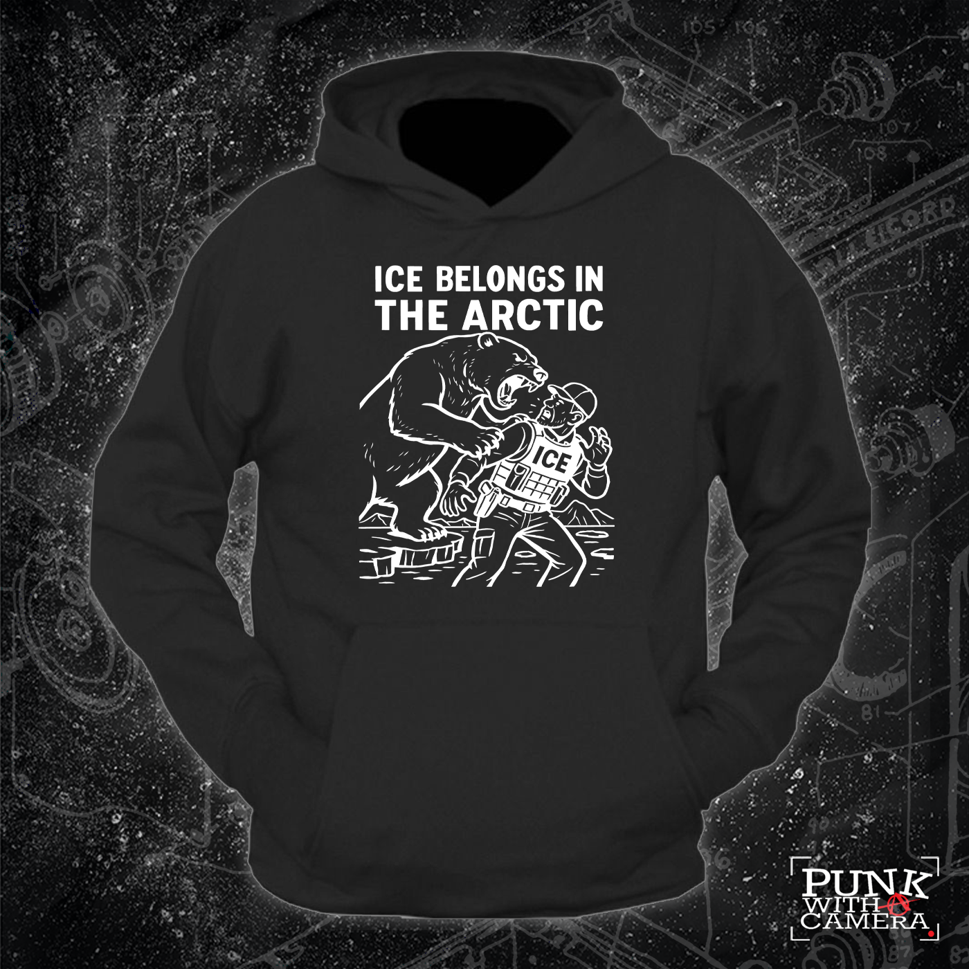 Ice Belongs In The Arctic - Melcolm Brown - Mutual Aid Design