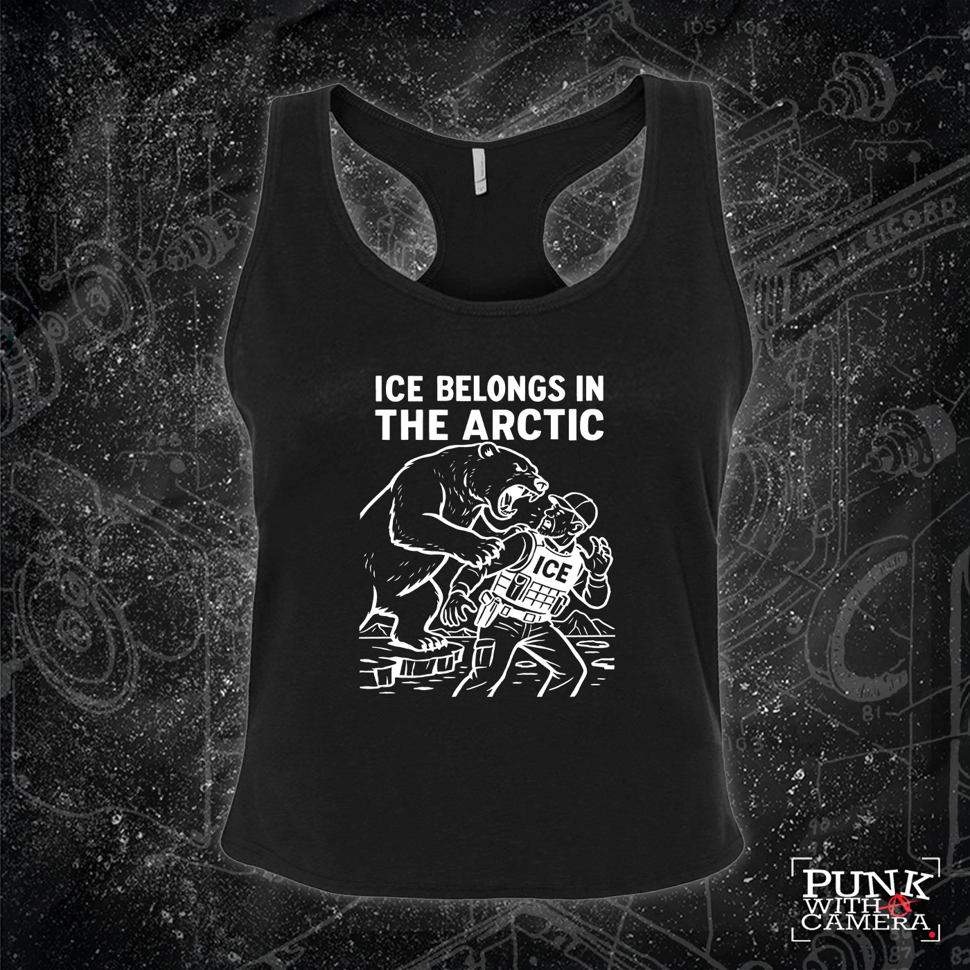 Ice Belongs In The Arctic - Melcolm Brown - Mutual Aid Design