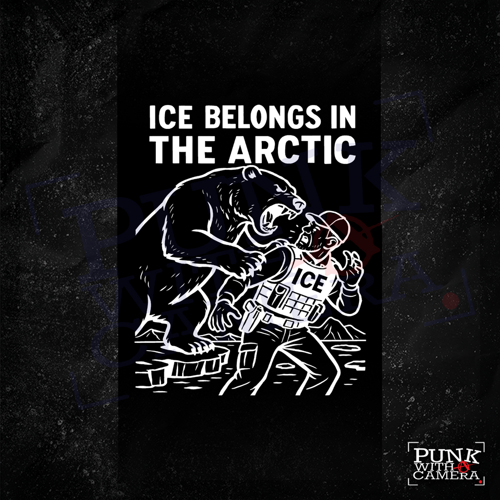 Ice Belongs In The Arctic - Melcolm Brown - Mutual Aid Design