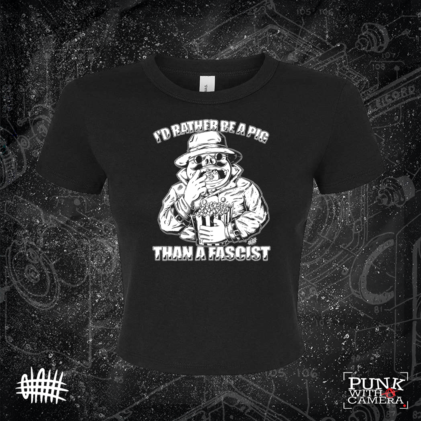 I'd Rather Be A Pig Than A Fascist - Olafh Ace