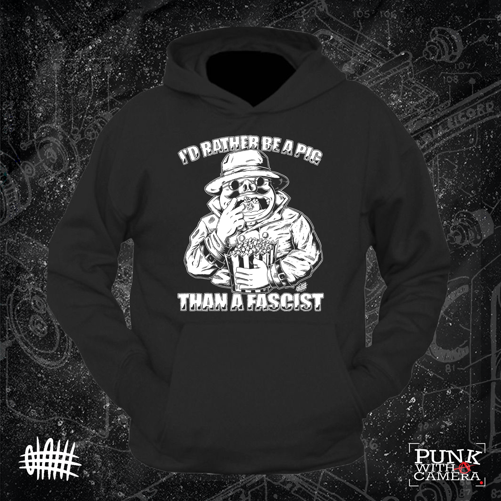 I'd Rather Be A Pig Than A Fascist - Olafh Ace