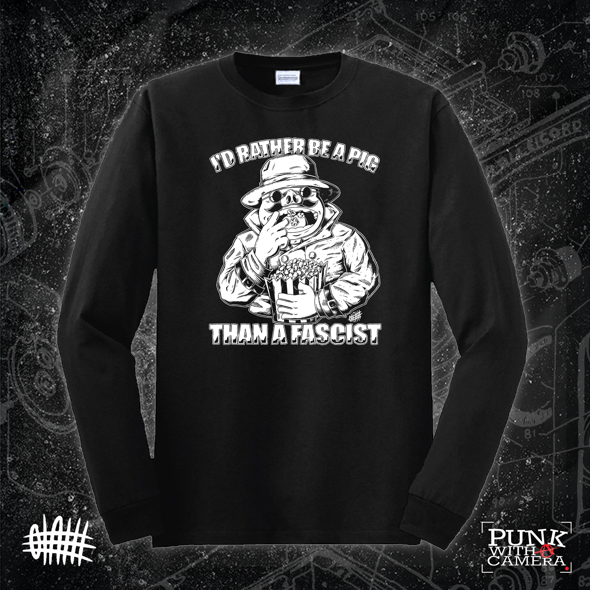 I'd Rather Be A Pig Than A Fascist - Olafh Ace