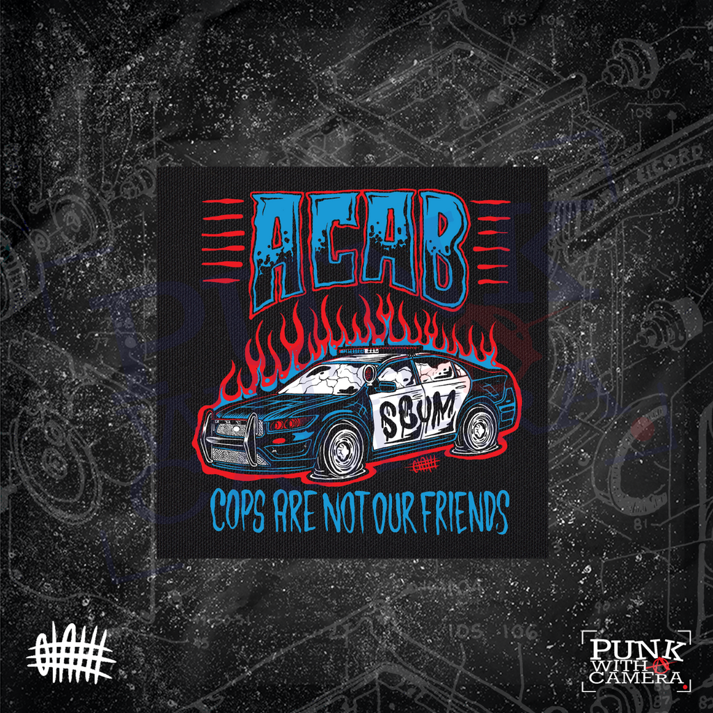 Cops Are Not Our Friends - Olafh Ace - Backpatch