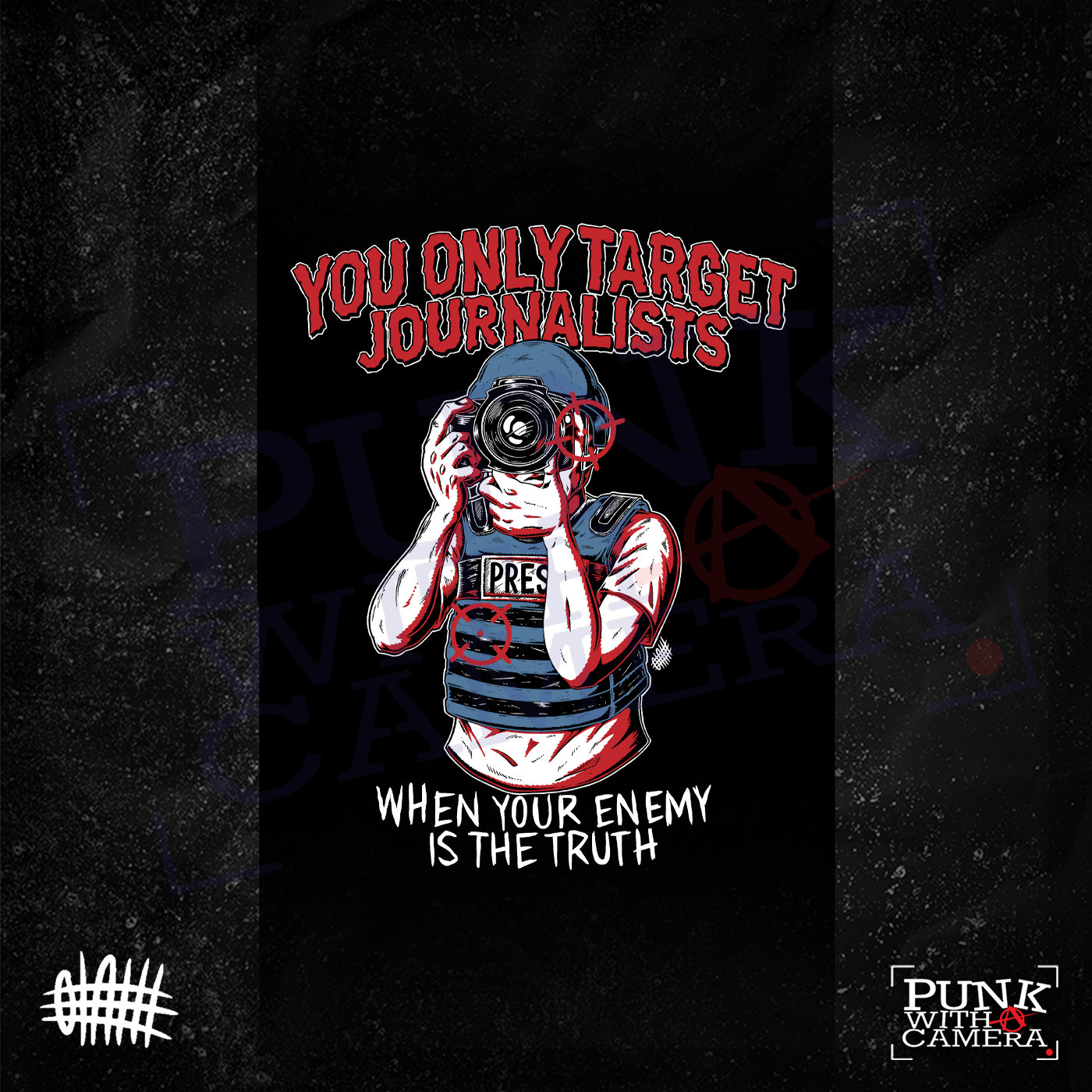 You Only Target Journalists When Your Enemy Is The Truth - Black Shirt 3 Color - Olafh Ace