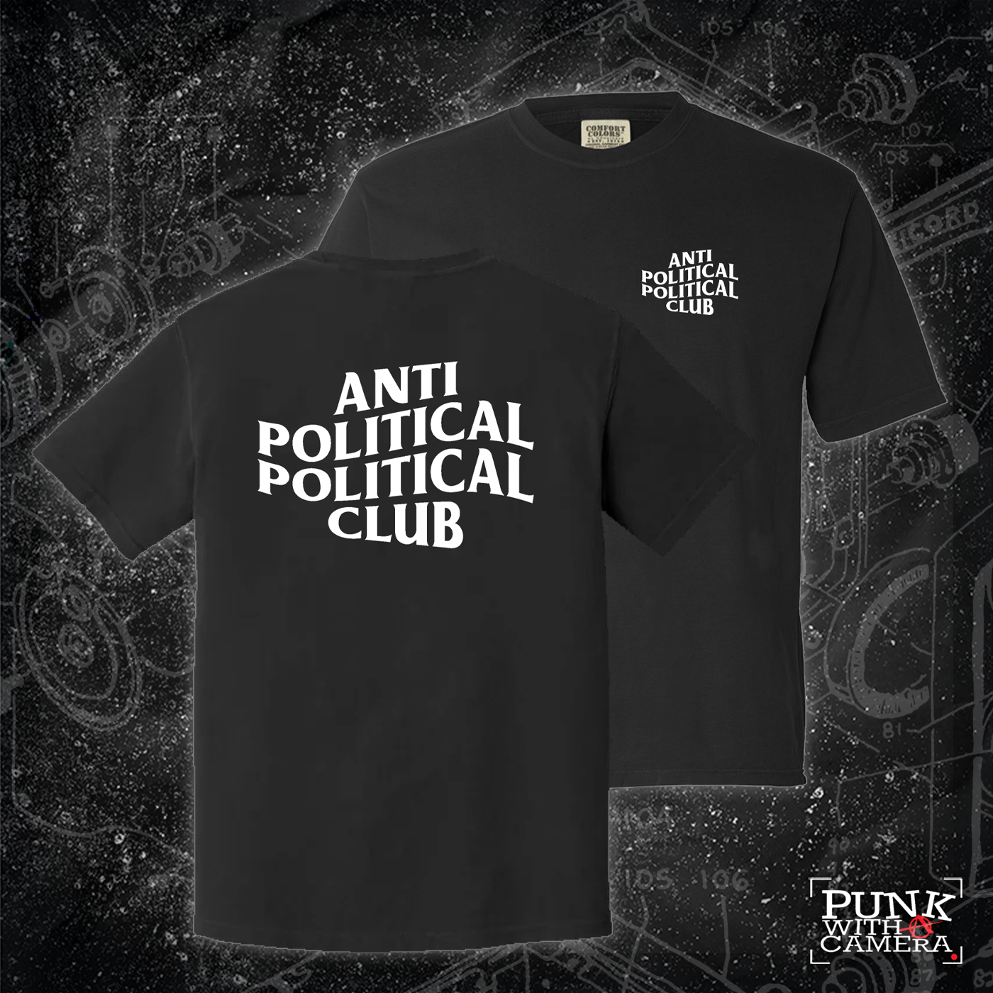 Anti Political Political Club With Pocket Print - Politics In The Wild
