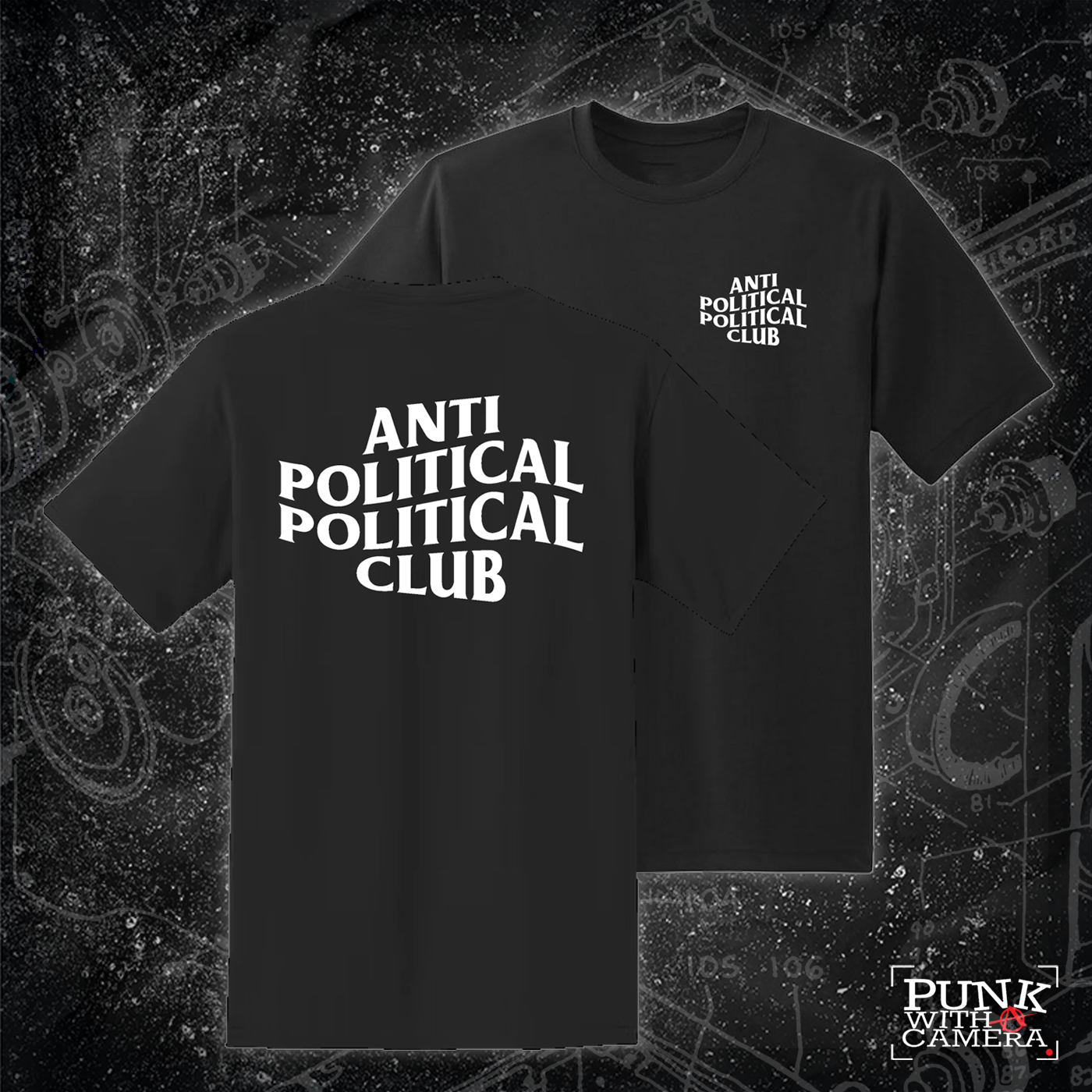 Anti Political Political Club With Pocket Print - Politics In The Wild