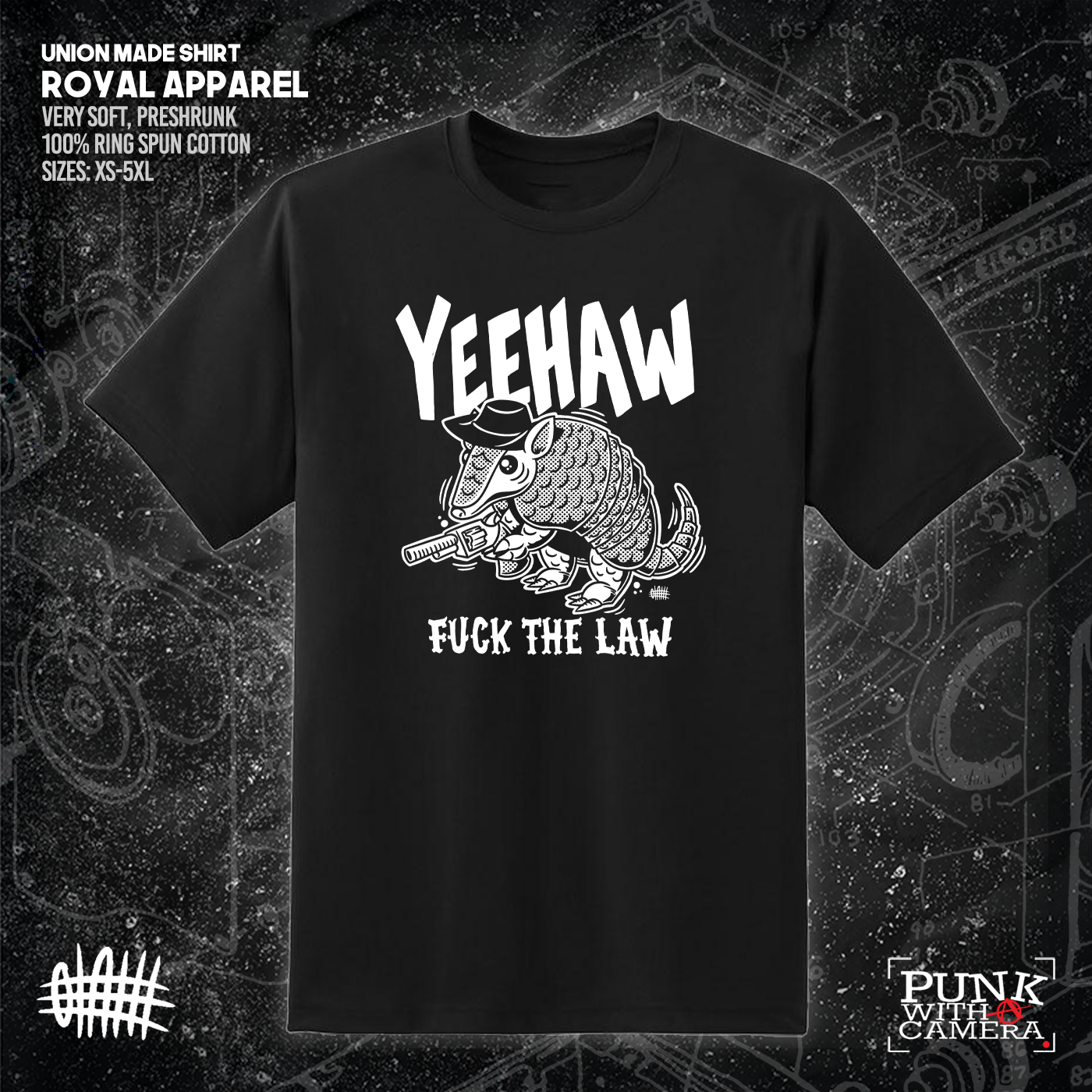 Yeehaw Fuck The Law - Gun - Olafh Ace
