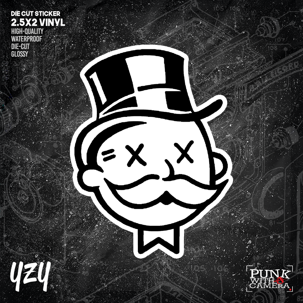 Dead Ceo - YZY Die Cut Sticker - (2.5x2)
