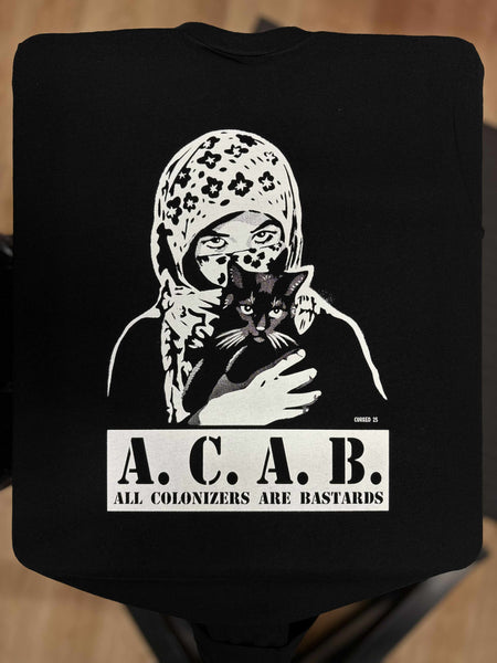 All Colonizers Are Bastards - 1 Color - Mutual Aid Design - 161.Clothing